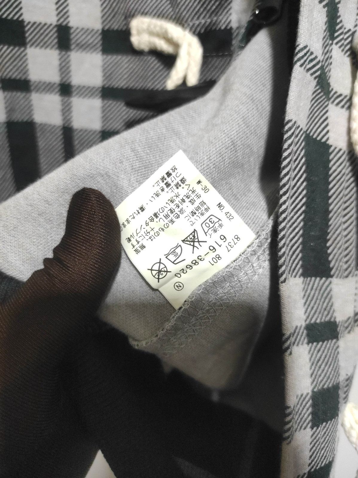 Japanese Brand TK mixpice plaid double zip fur hoodie LGB style Size US M / EU 48-50 / 2 - 10 Thumbnail