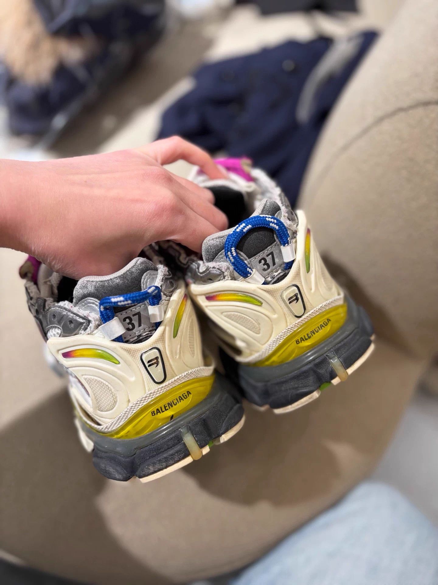 Balenciaga Balenciaga new color blocked platform dad shoe 36 99 new Size US 5 / IT 35 - 3 Thumbnail