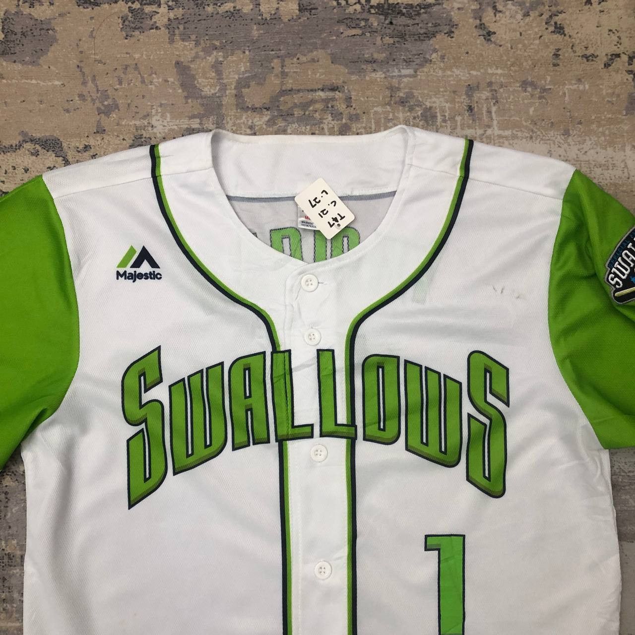 Majestic T47 SWALLOW CREW NO.1 OFFICIAL FAN CLUB BASEBALL JERSEY Size US M / EU 48-50 / 2 - 4 Thumbnail
