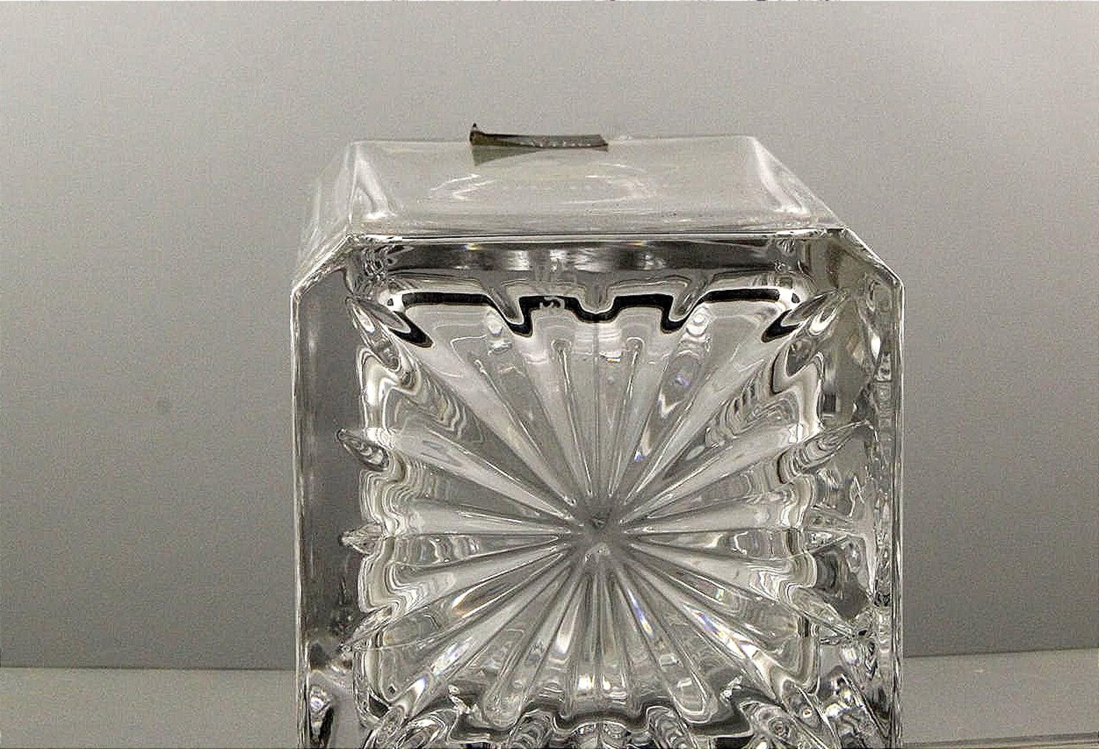 Other Royal Dalton Crystal Glass Decanter with Etched Thanks -10" Size ONE SIZE - 4 Thumbnail
