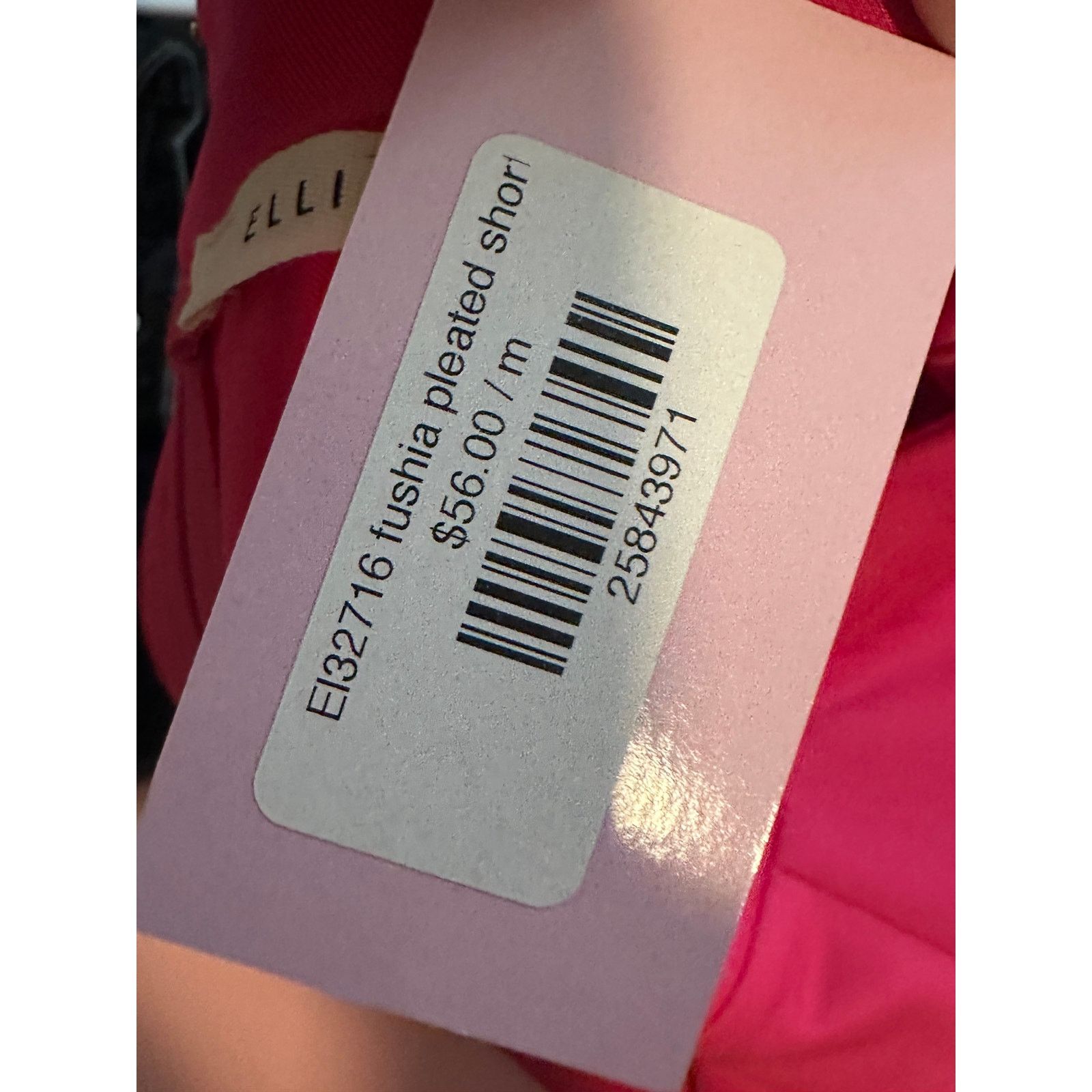 Other Ellison Hot Pink Pleated Pocketed High Rise Classy Shorts Size 28" / US 6 / IT 42 - 9 Thumbnail