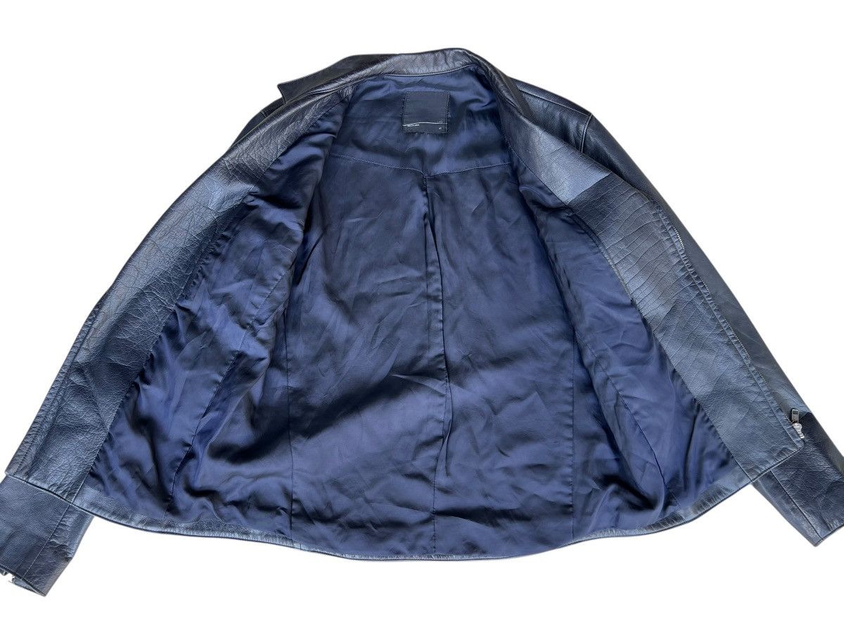 Lad Musician Lad Musician Patina Stains Dark Blue Leather Jacket Size US S / EU 44-46 / 1 - 13 Thumbnail