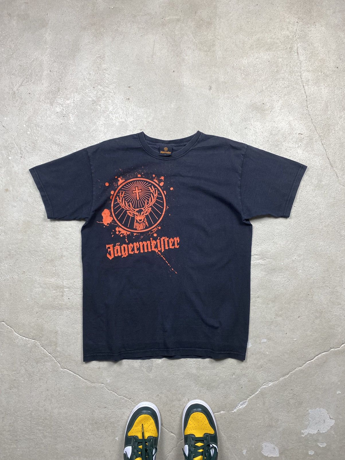 Japanese Brand Vintage 2000s Jagermeister Alcohol T Shirt Y2K Hype Size US L / EU 52-54 / 3 - 1 Thumbnail