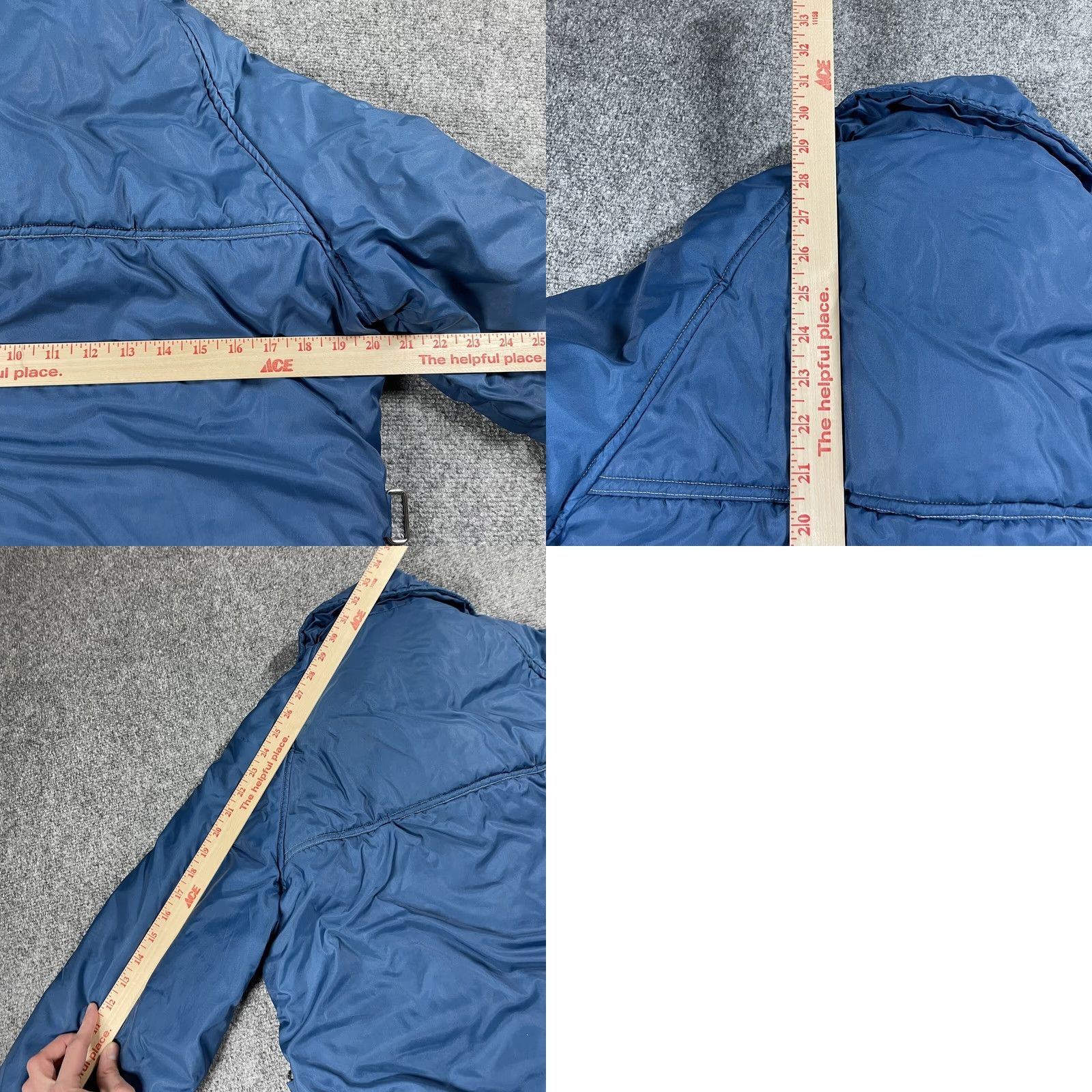 Vintage VINTAGE Matt Andrews Ski Jacket Small Souvenir Patch 1970s Nylon Puffer Blue Outdoor Mens Size US S / EU 44-46 / 1 - 11 Thumbnail