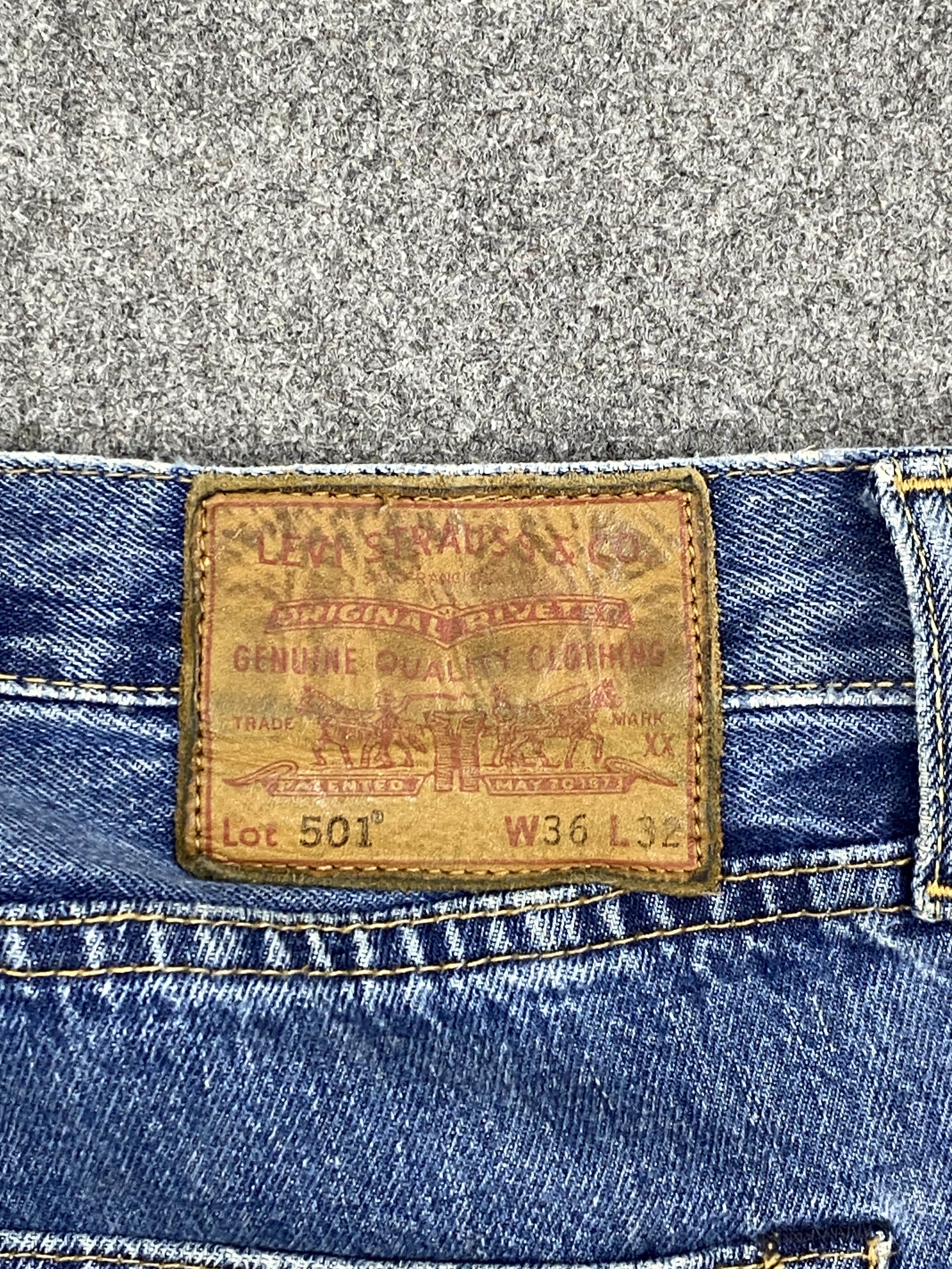 Levi's Blue Denim Vintage Levis 501 Jeans DP2801 Size US 39 - 5 Thumbnail