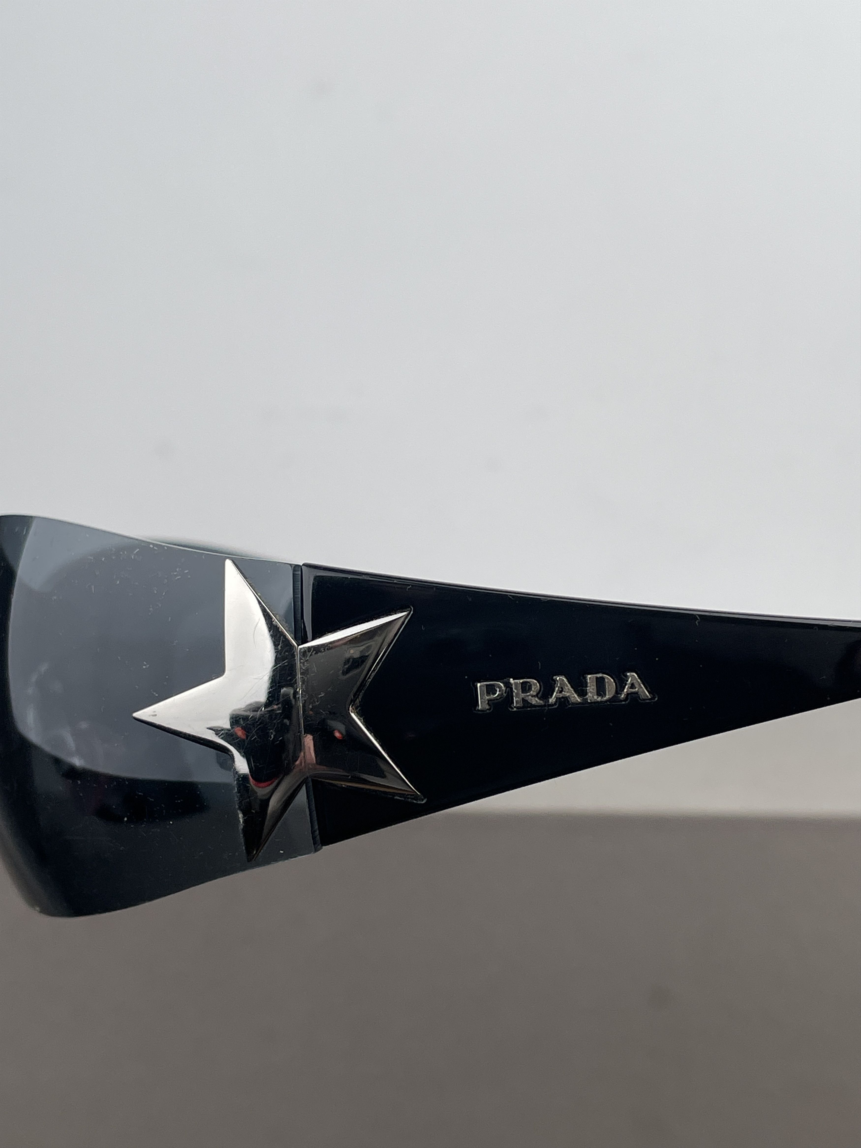 Prada Prada SS04 ‘SPR72G’ Star Wrap Mask Shield Sunglasses Size ONE SIZE - 10 Thumbnail