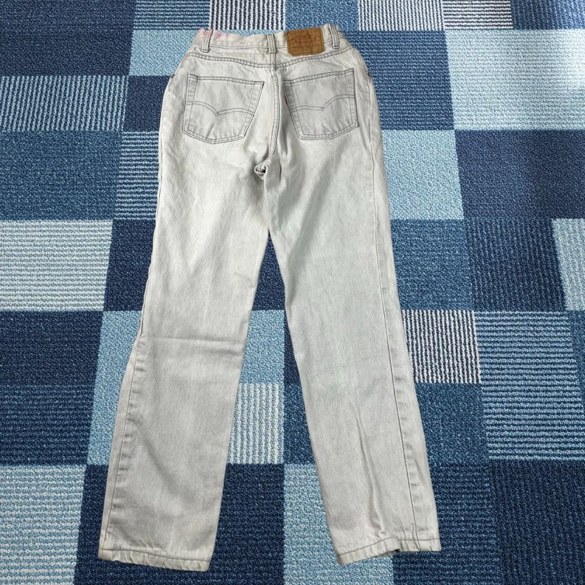 Levi's VINTAGE Levi's Jeans Womens 26x29 Gray Denim Straight 80s USA XX 18505 1156 Size 26" / US 2 / IT 38 - 1 Thumbnail