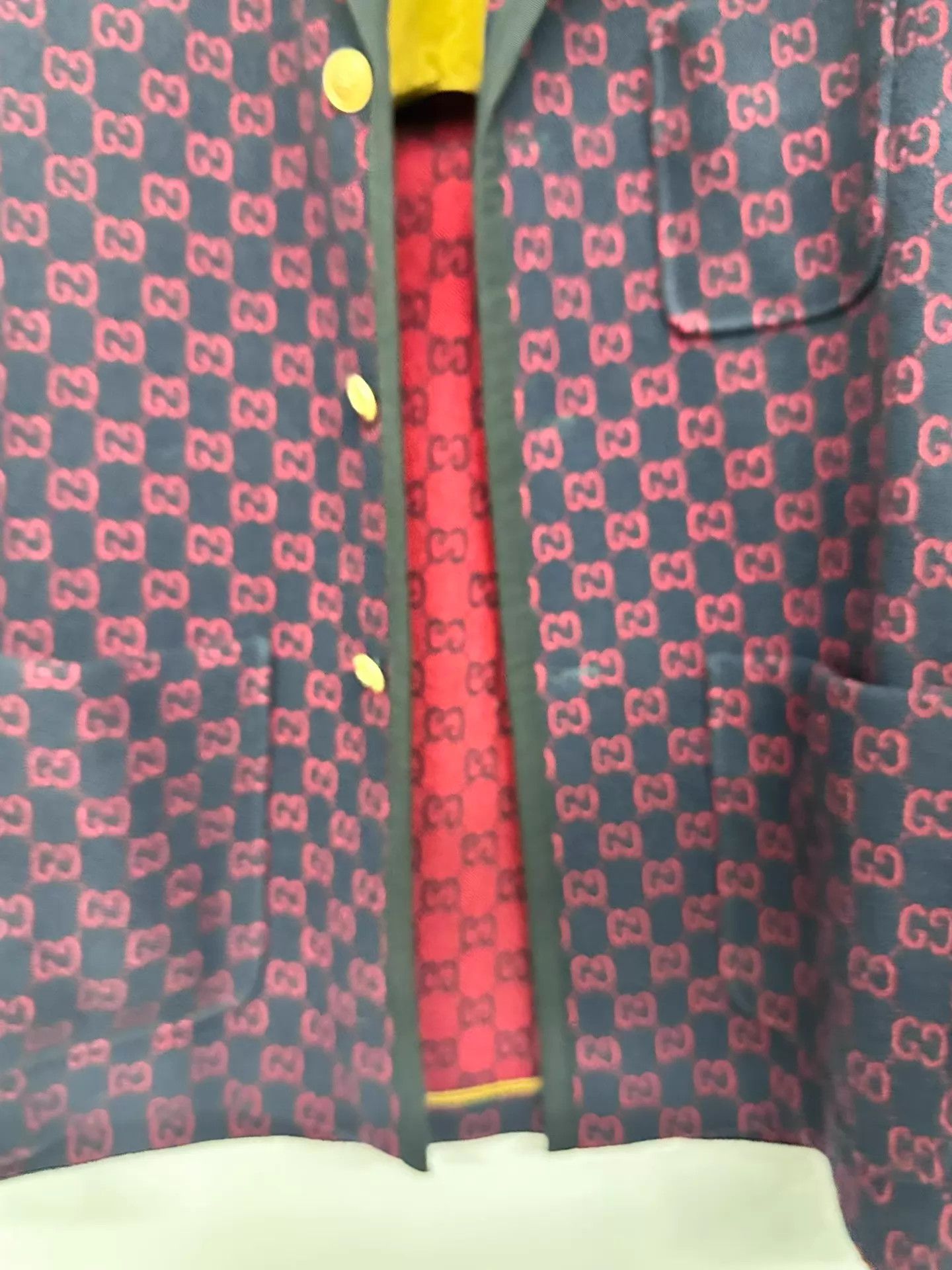 Gucci Gucci All Over Print Jacket Size 48 Size US M / EU 48-50 / 2 - 7 Thumbnail