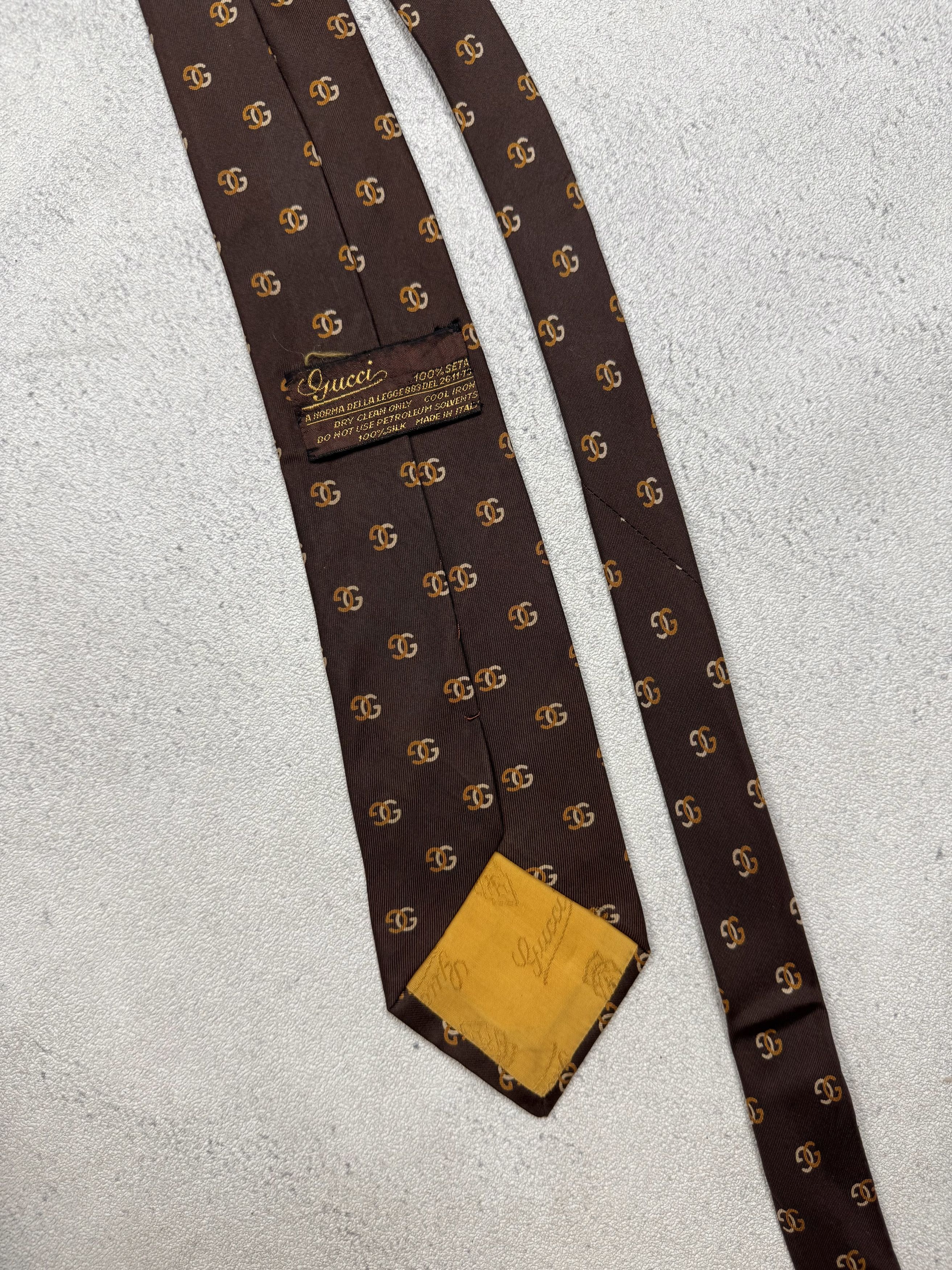Gucci Vintage Gucci Tie Size ONE SIZE - 4 Thumbnail