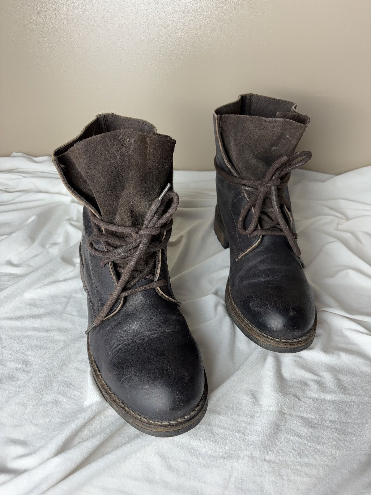 Buffalo London × Vintage Buffalo vintage leather biker boots as 98 style Size US 9 / IT 39 - 3 Thumbnail