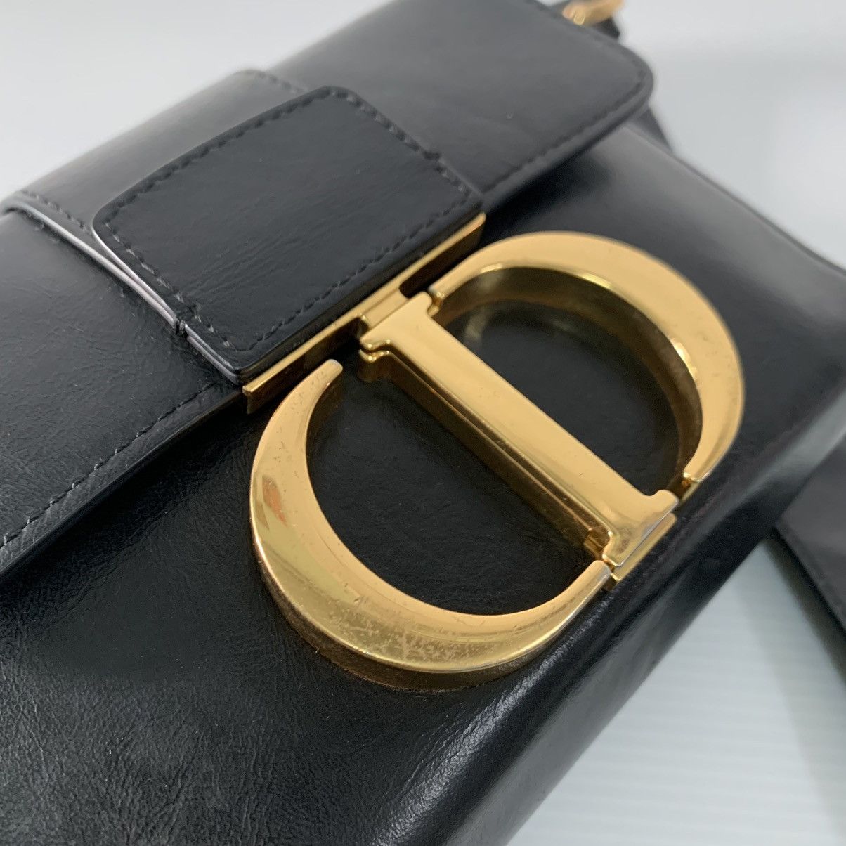 Dior Christian Dior Leather Black Crossbody Bag Size ONE SIZE - 11 Thumbnail