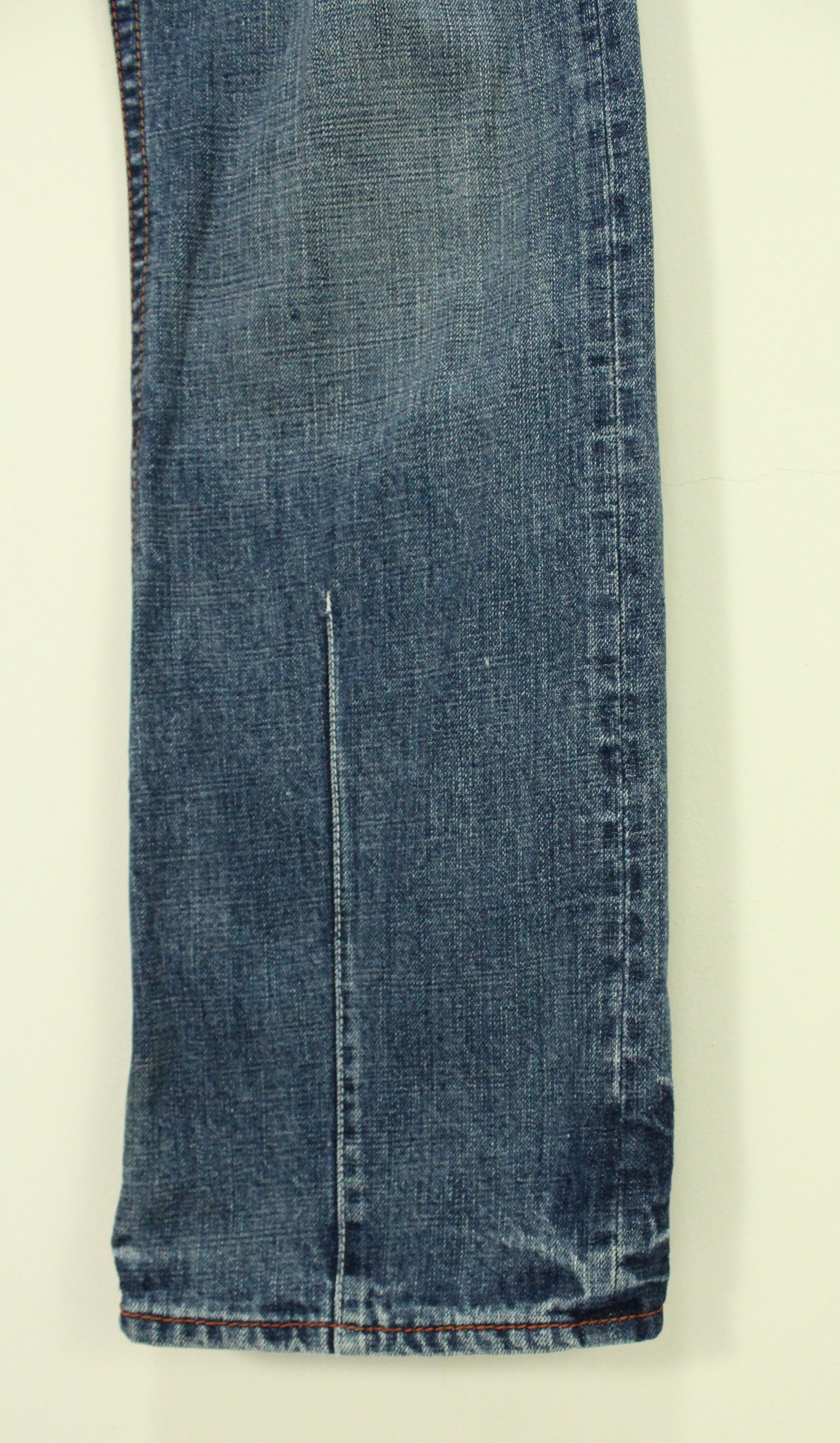 Japanese Brand Selvedge Distressed Style GENOESE Denim Size US 32 / EU 48 - 7 Thumbnail