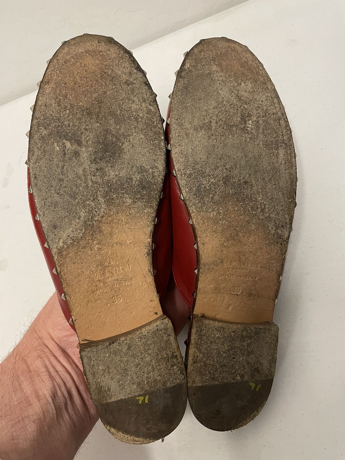 Valentino Soul Rockstud Mules Size US 6 / IT 36 - 8 Thumbnail