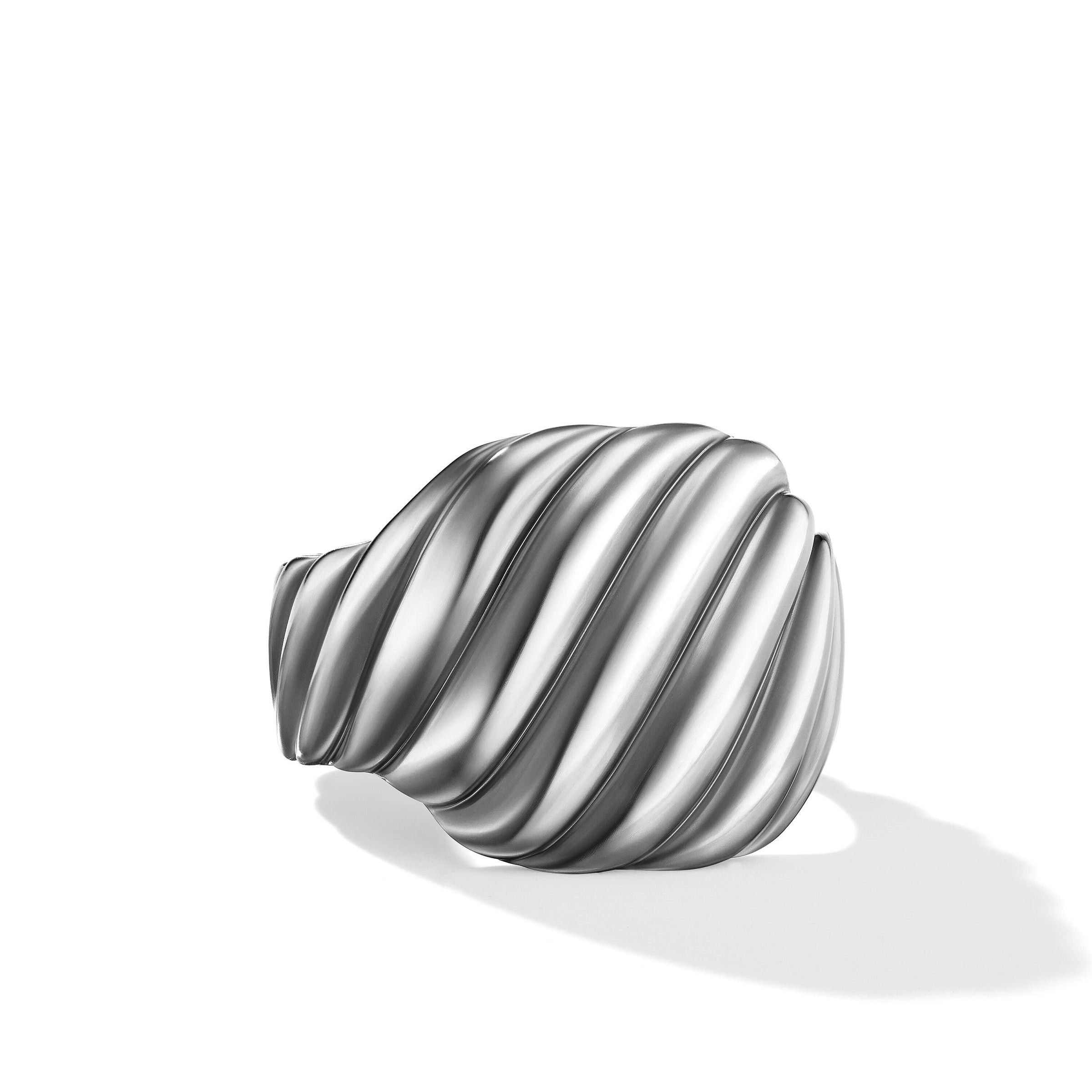 David Yurman o1w1db10526 R17537 Size:7/Sculpted Ring in Silver Size ONE SIZE - 1 Thumbnail