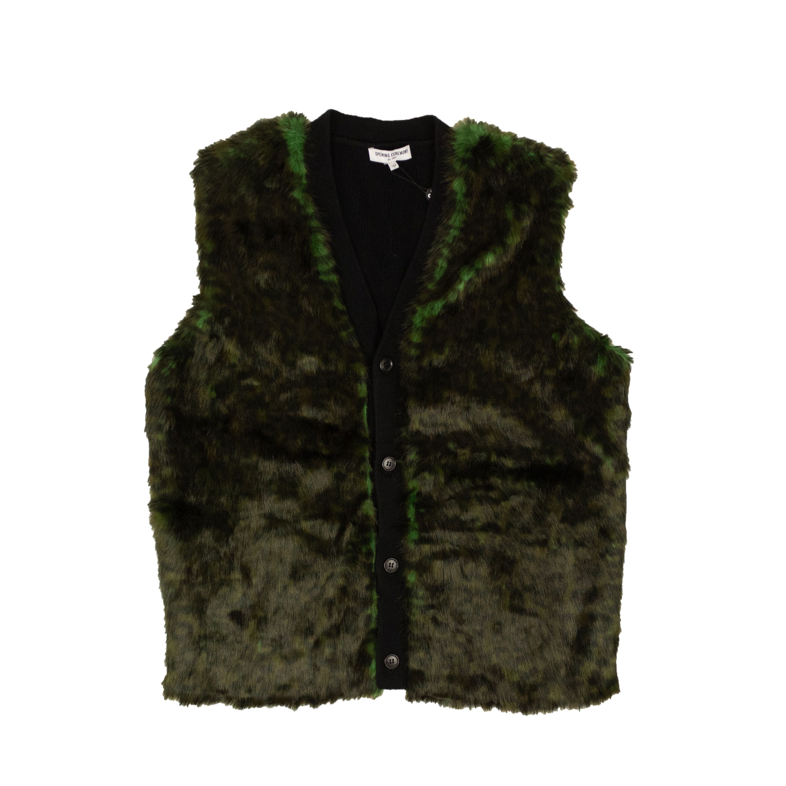 Online opening ceremony green Sweater Vest