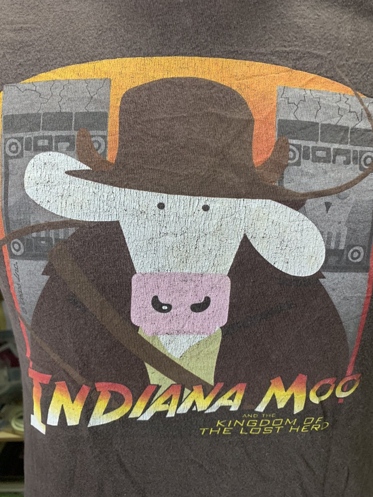 Other Vintage Parody Indiana Moo T-shirt Size US S / EU 44-46 / 1 - 2 Thumbnail