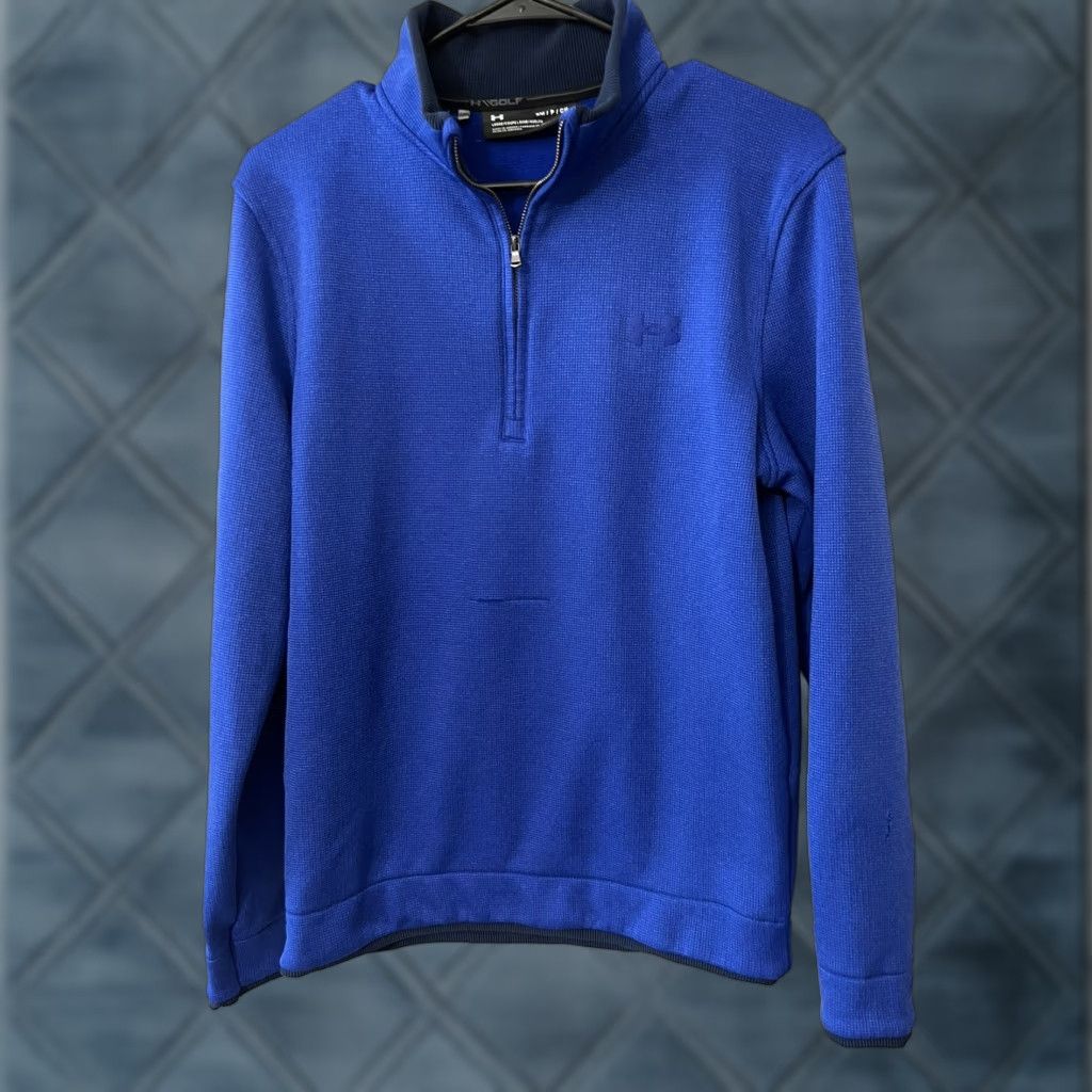 Under Armour Under Armour Sweater Adult Small Royal Blue Outdoors Fleece Sweatshirt Mens Size US S / EU 44-46 / 1 - 1 Thumbnail