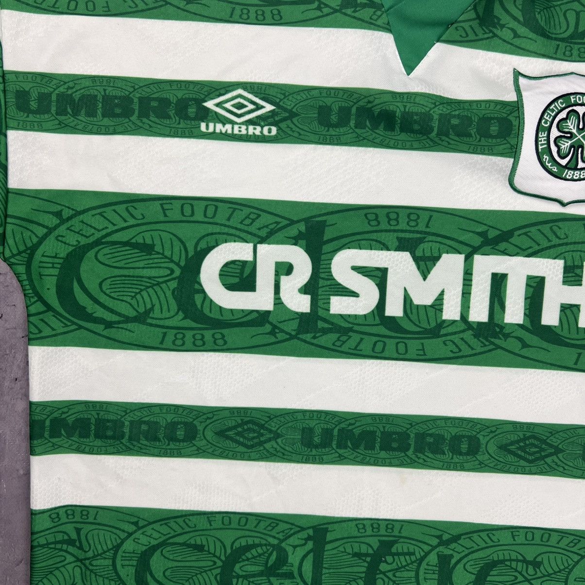Nike Rare! Celtic 1995/97 Umbro Soccer Jersey Shirt Vintage Size US L / EU 52-54 / 3 - 9 Thumbnail