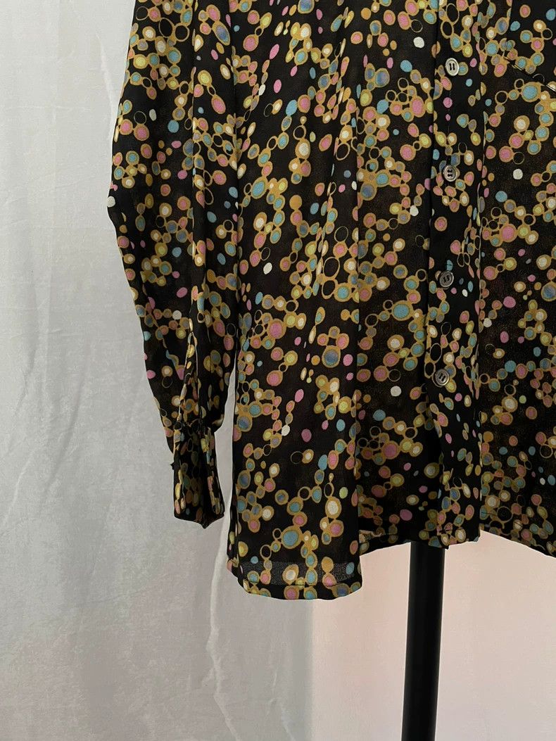 Comme des Garcons Comme des Garçons Black polka-dot long-sleeve shirt Size M / US 6-8 / IT 42-44 - 3 Thumbnail