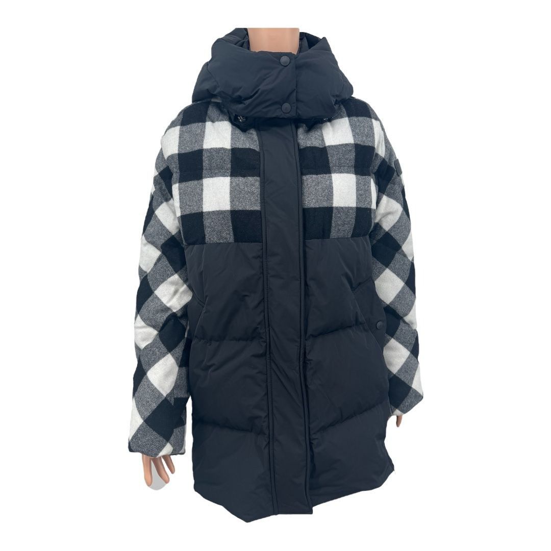 Woolrich Buffalo Check Water Repellent Puffy Down Jacket
