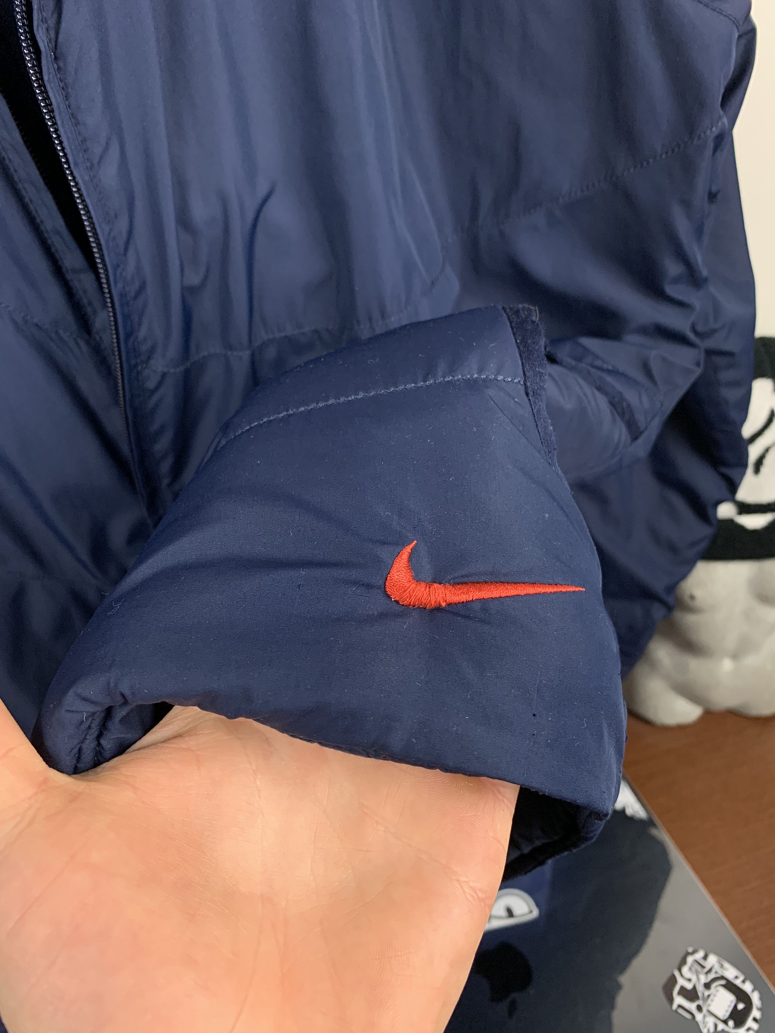 Nike Nike T90 Vintage 00s Blue Drill Light Jacket Total 90 Size US L / EU 52-54 / 3 - 9 Thumbnail