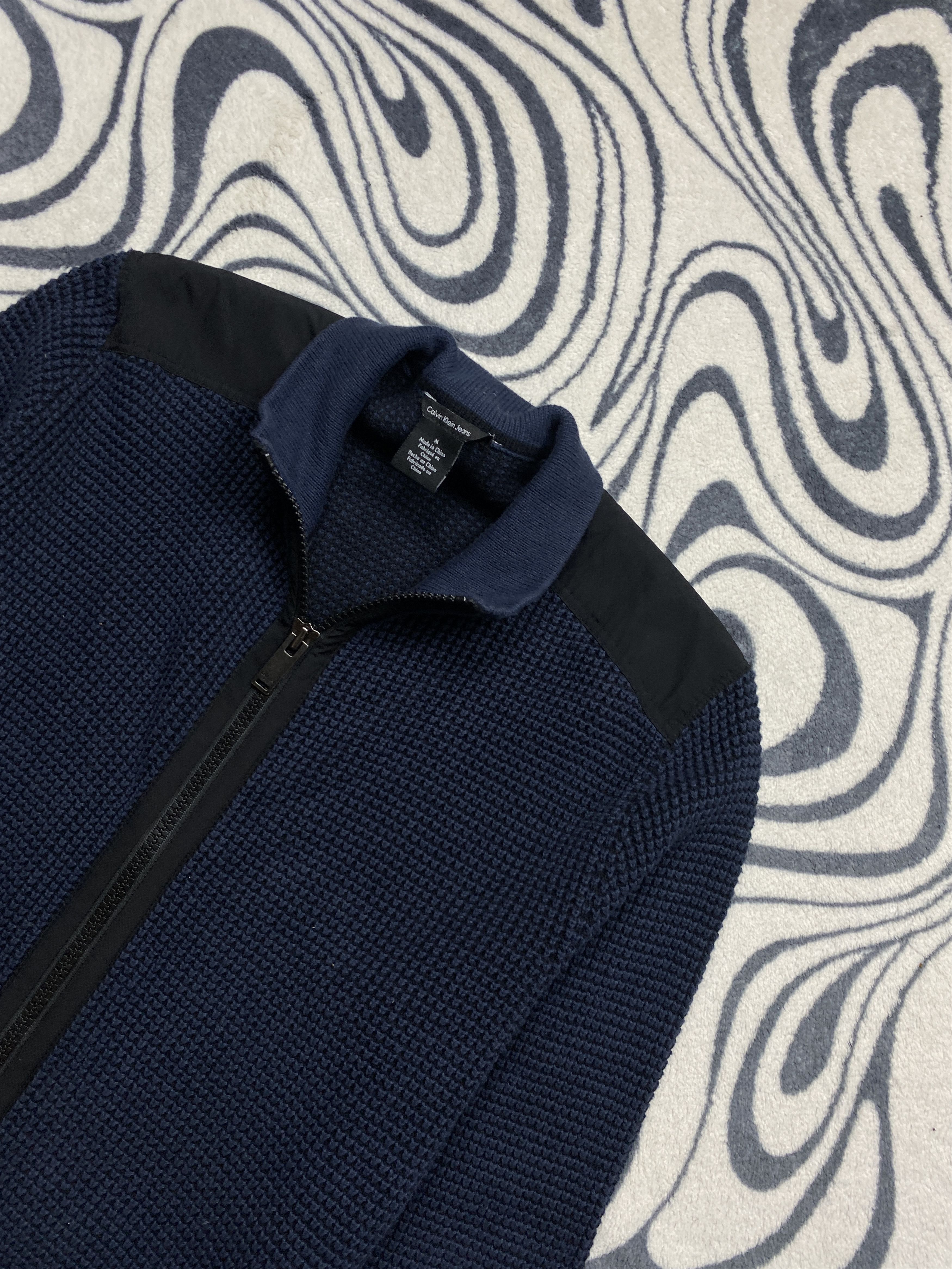 Calvin Klein × Vintage Calvin Klein Vintage Mens Knitwear Sweater Size US M / EU 48-50 / 2 - 2 Thumbnail
