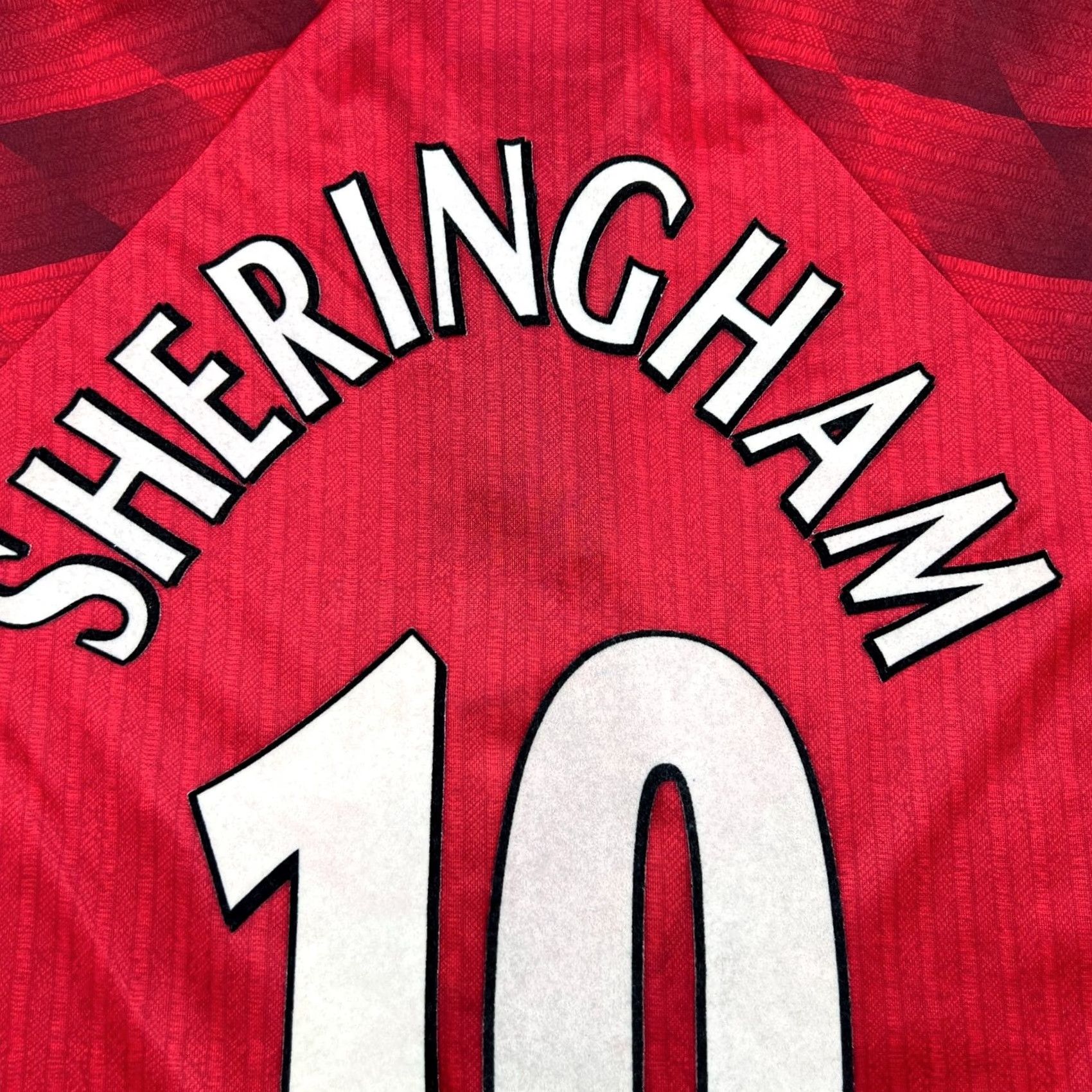 Umbro VINTAGE Umbro Manchester United Jersey XL Football Shirt Unisex Adults Red 1996 1998 Home Teddy Sheringham Jersey XL Mens Womens Boys Girls Size US XL / EU 56 / 4 - 4 Thumbnail