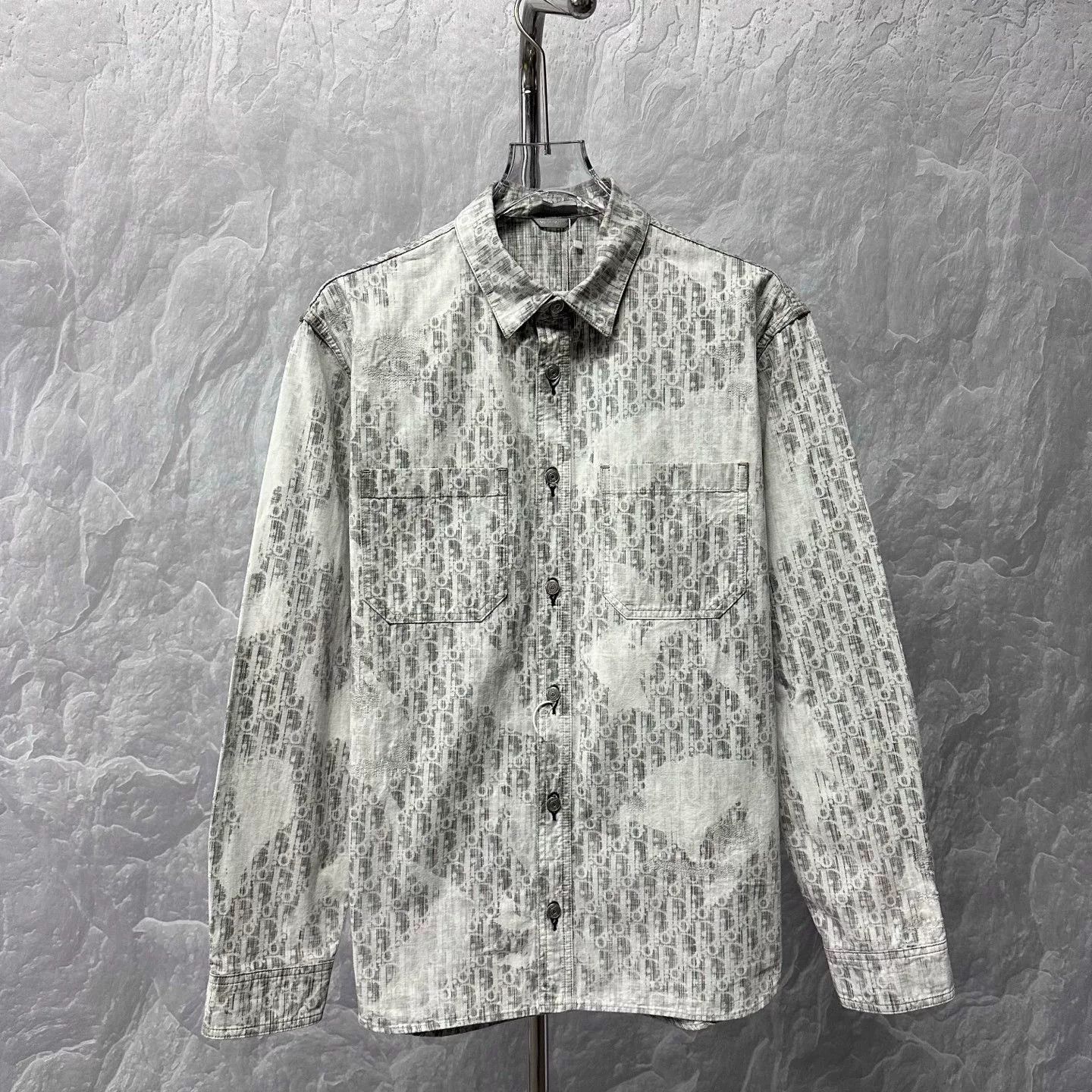 Dior Dior Distressed Denim Shirt Jacket for Women Size US M / EU 48-50 / 2 - 1 Thumbnail
