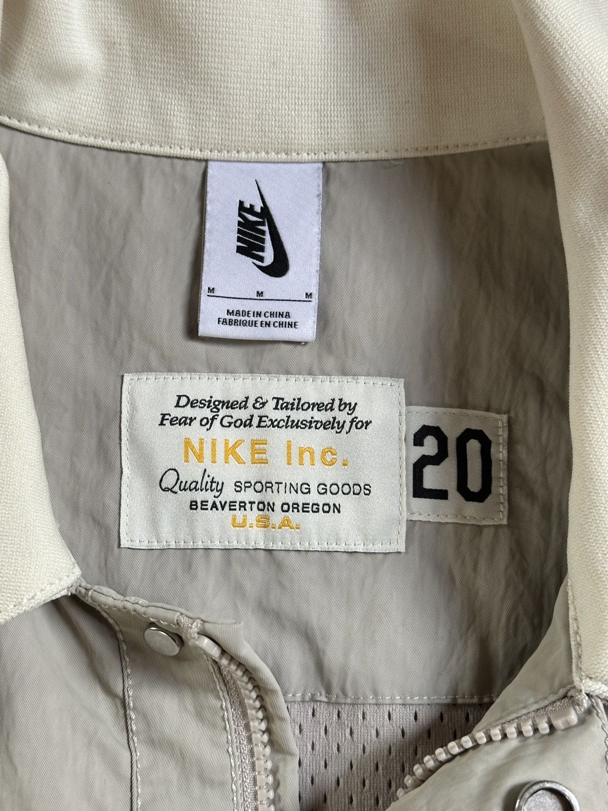 Fear of God × Nike Nike x Fear of God Shooting Jacket Size US M / EU 48-50 / 2 - 2 Thumbnail