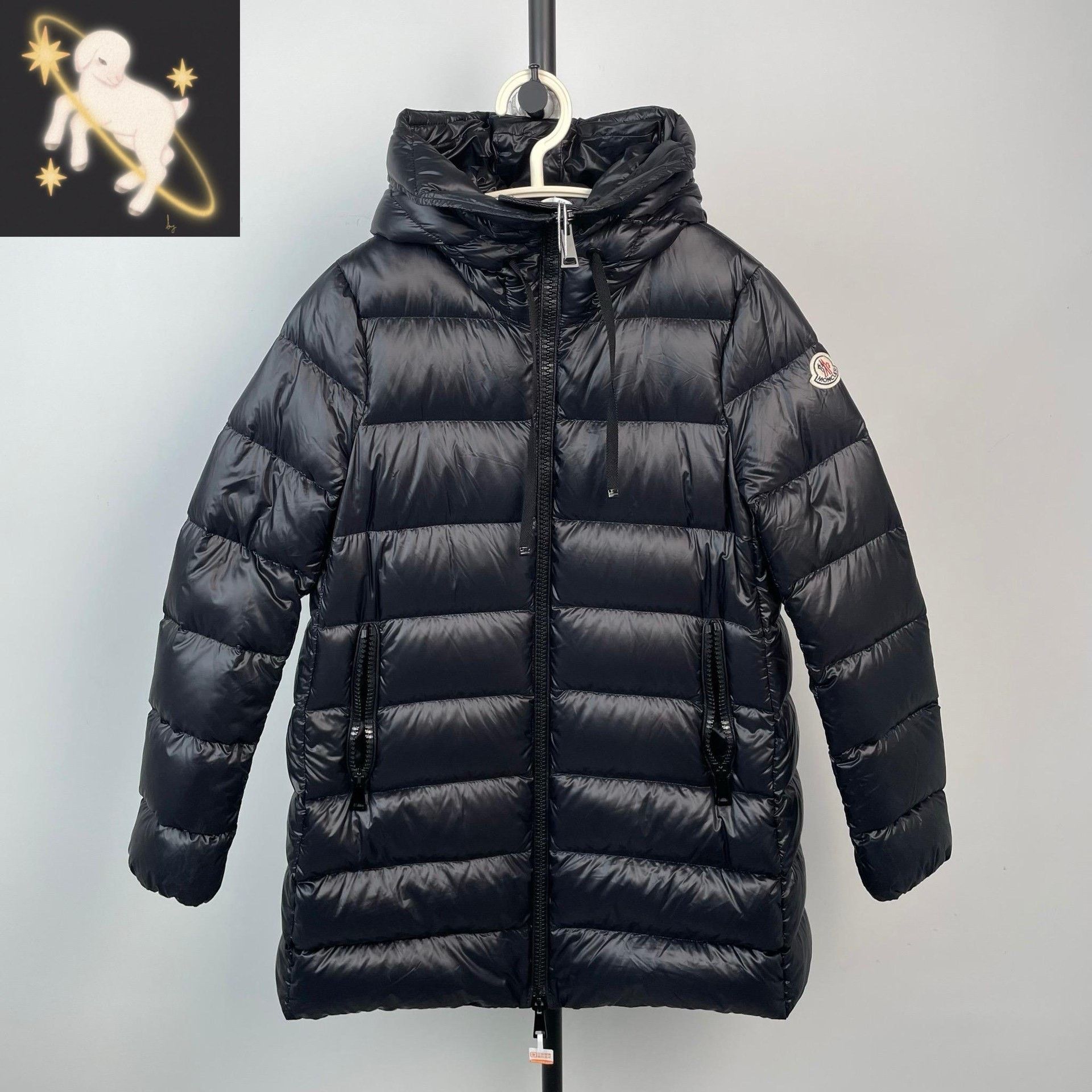 Moncler Moncler Retro Black Down Jacket XS Women Size XS / US 0-2 / IT 36-38 - 1 Thumbnail