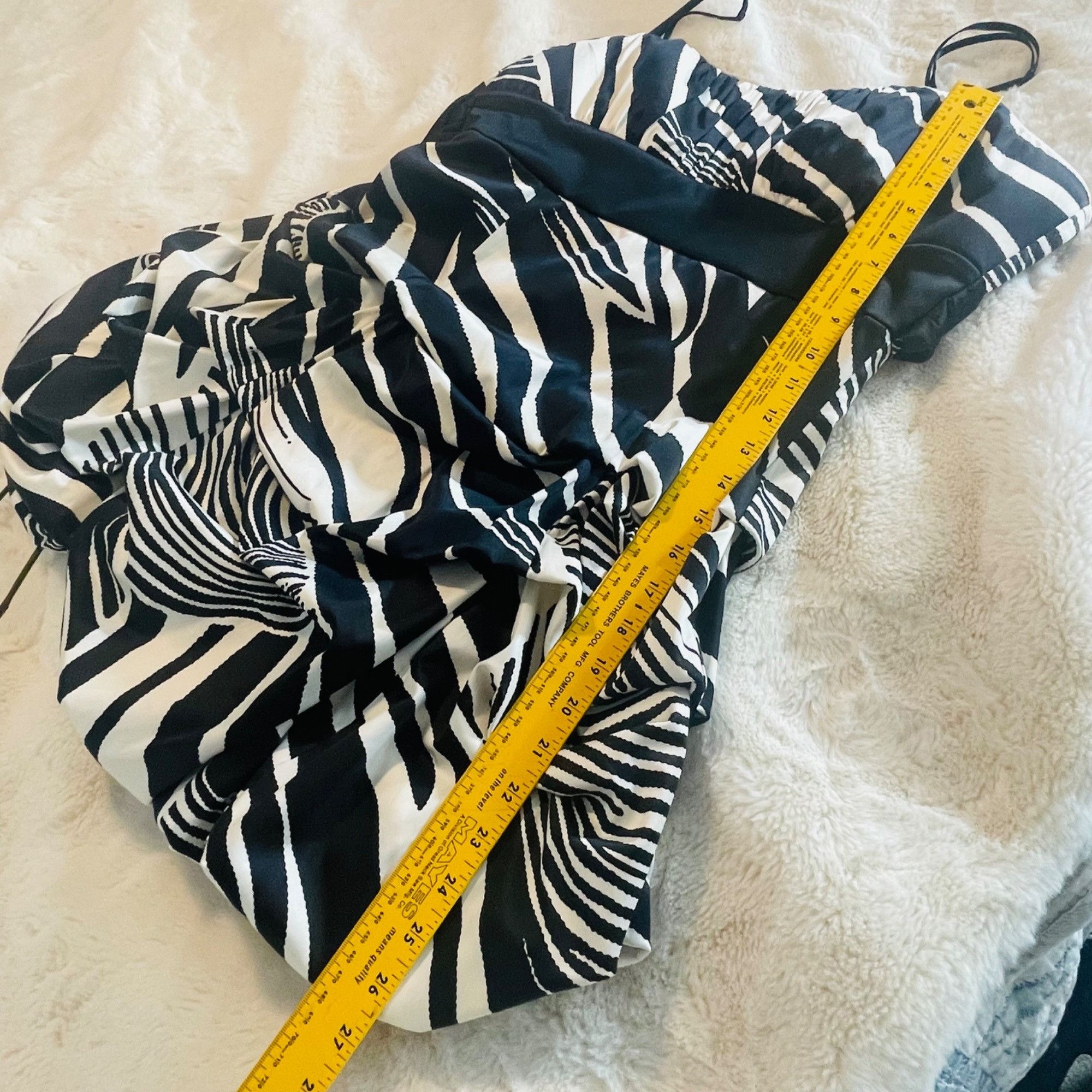 Other Zebra Print Strapless Party Dress By Ruby Rox Size 11 Size M / US 6-8 / IT 42-44 - 8 Thumbnail