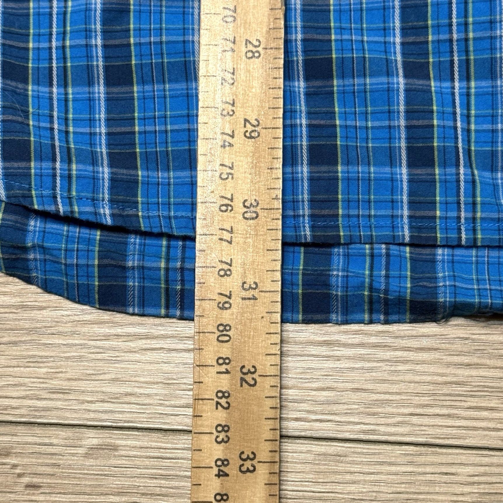 Vintage VINTAGE Columbia Men's Shirt Button-Up Long Sleeve 2XL Blue Plaid Mens Size US XXL / EU 58 / 5 - 5 Thumbnail