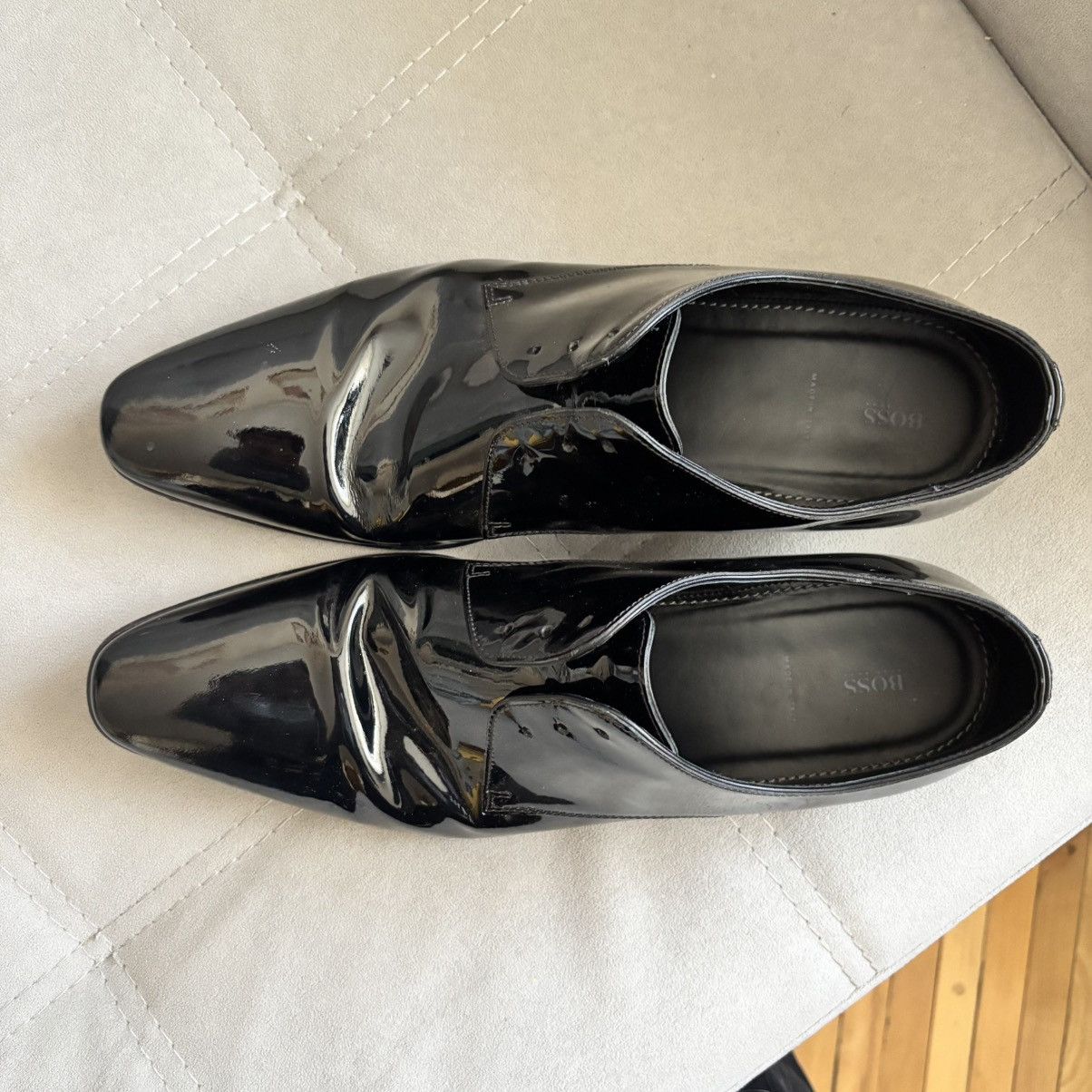 Hugo Boss Hugo Boss classic patent leather shoes No Box Size US 8.5 / EU 41-42 - 5 Thumbnail