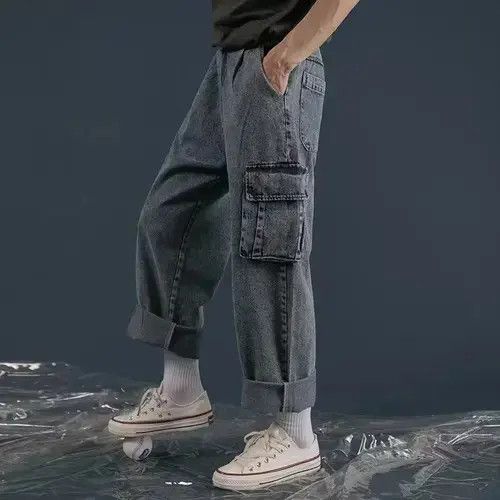 VIBE 20AW Indigo Union Japan Blue Washed Denim Pants Size US 32 / EU 48 - 1 Thumbnail