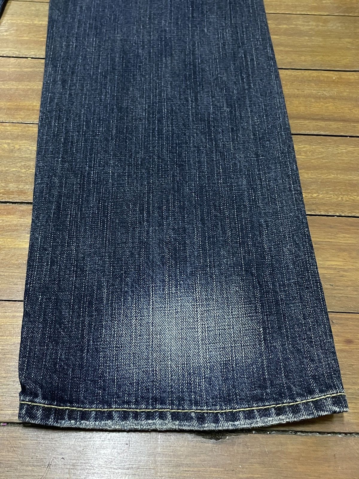 If Six Was Nine Very Rare Vintage Japanese Brand Dragon Sukajan Jeans 1990s Size US 29 - 8 Thumbnail