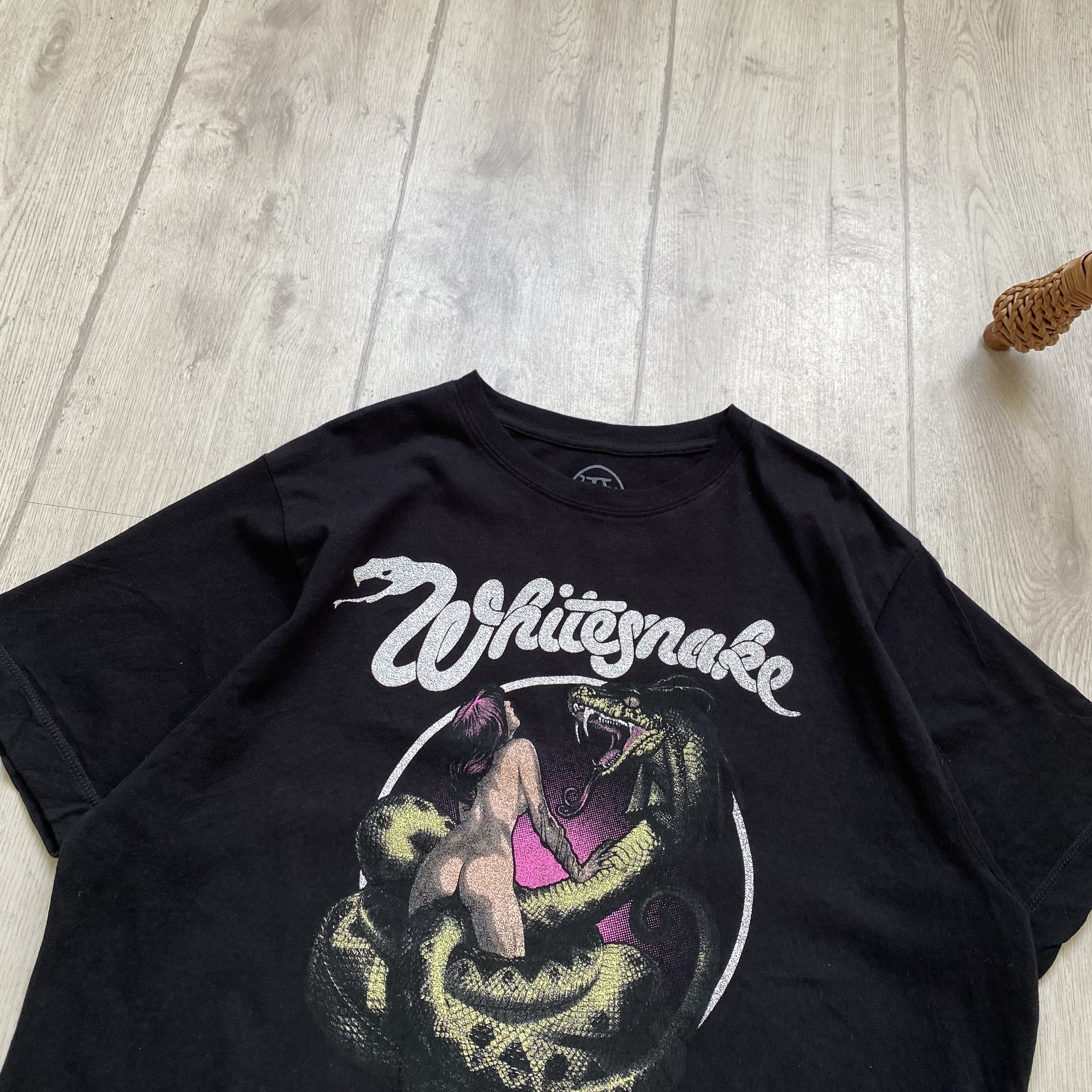 Band Tees 🐍 Rock band WITHESNAKE Lovehunte logo tee 00s vintage Size US L / EU 52-54 / 3 - 4 Thumbnail