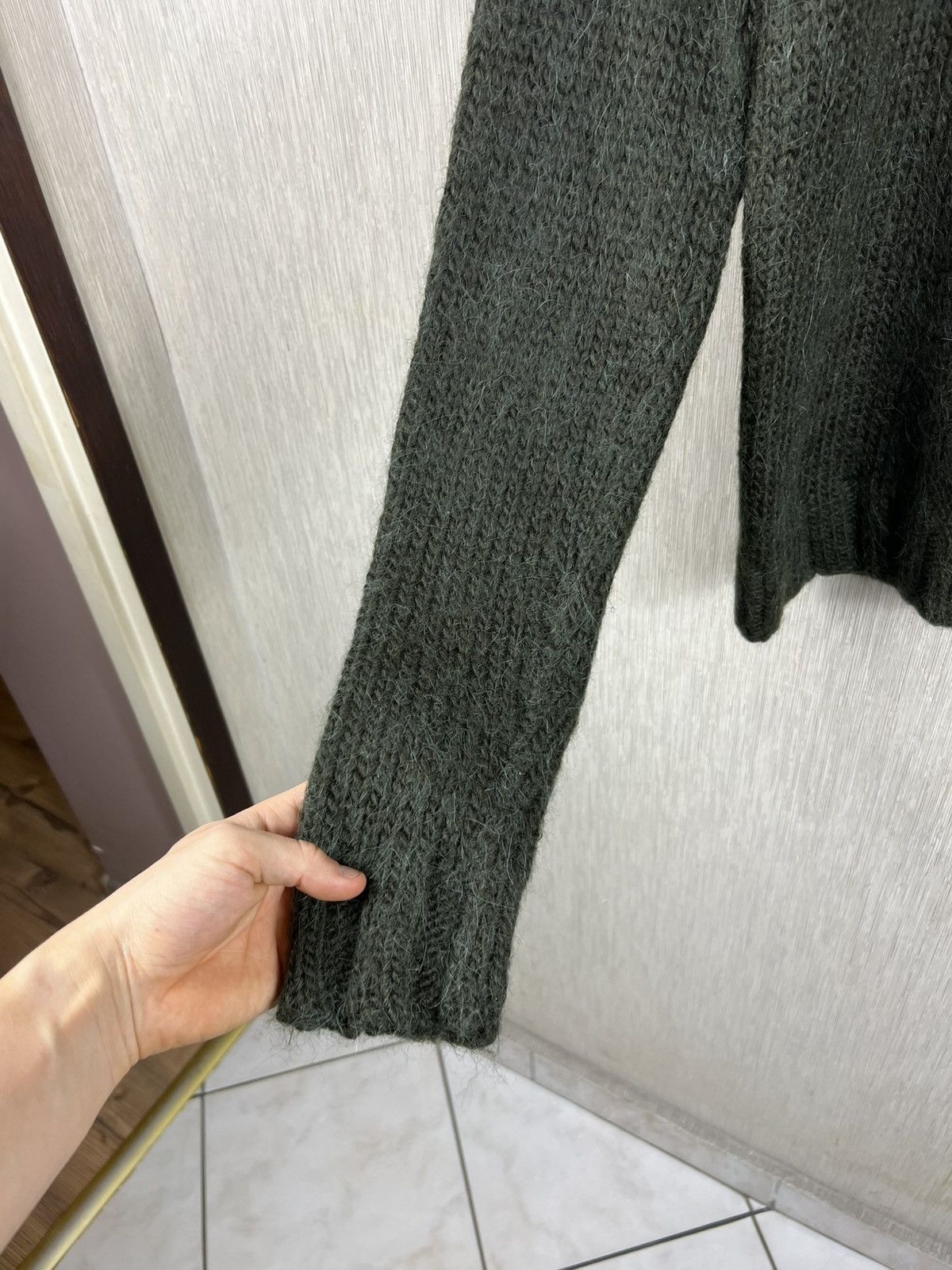 Diesel Vintage Diesel heavy wool alpaca turtleneck sweater gothic Size US M / EU 48-50 / 2 - 12 Thumbnail