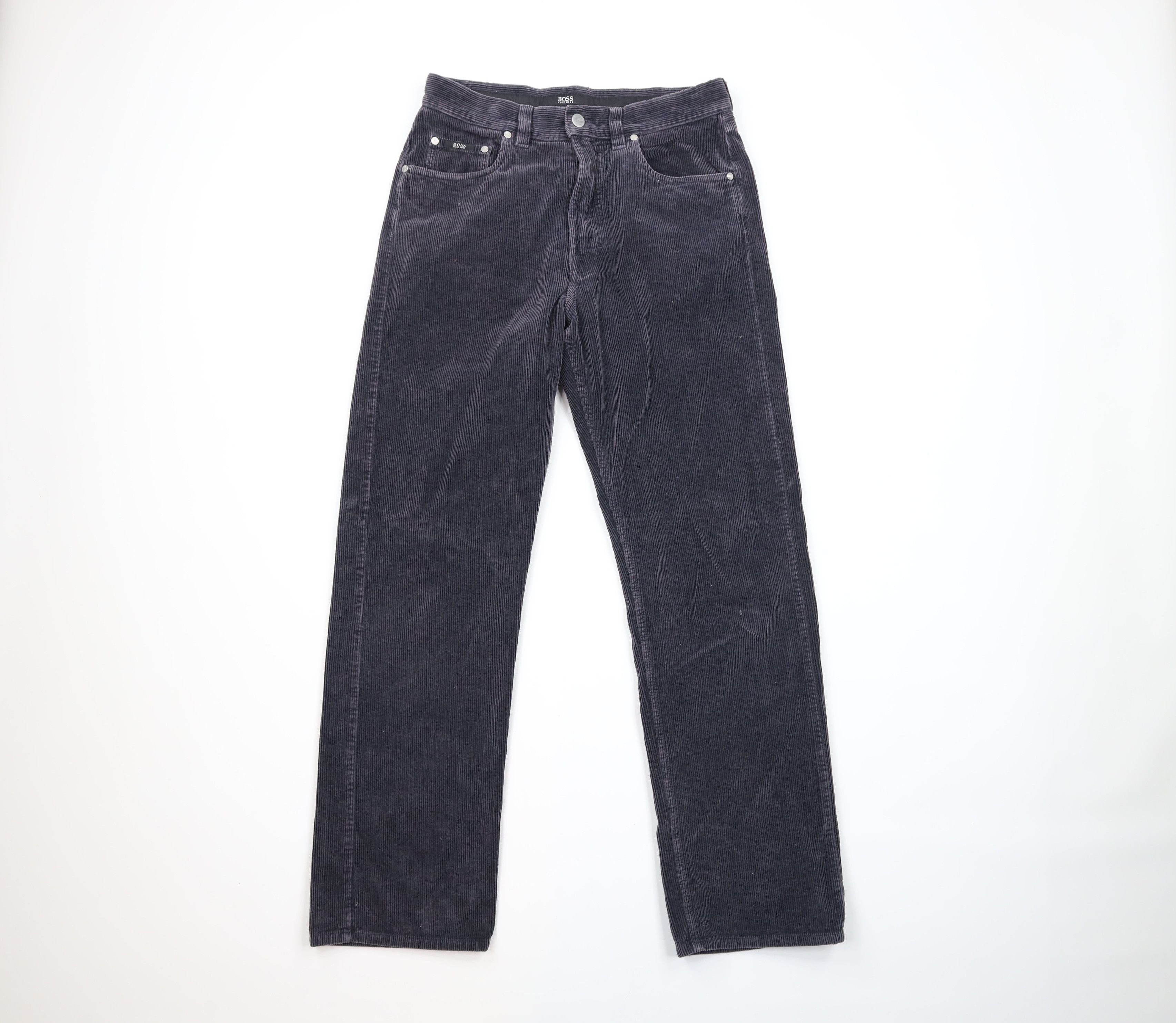 Hugo Boss × Vintage Vintage Hugo Boss Spell Out Straight Leg Corduroy Pants Size US 32 / EU 48 - 1 Thumbnail