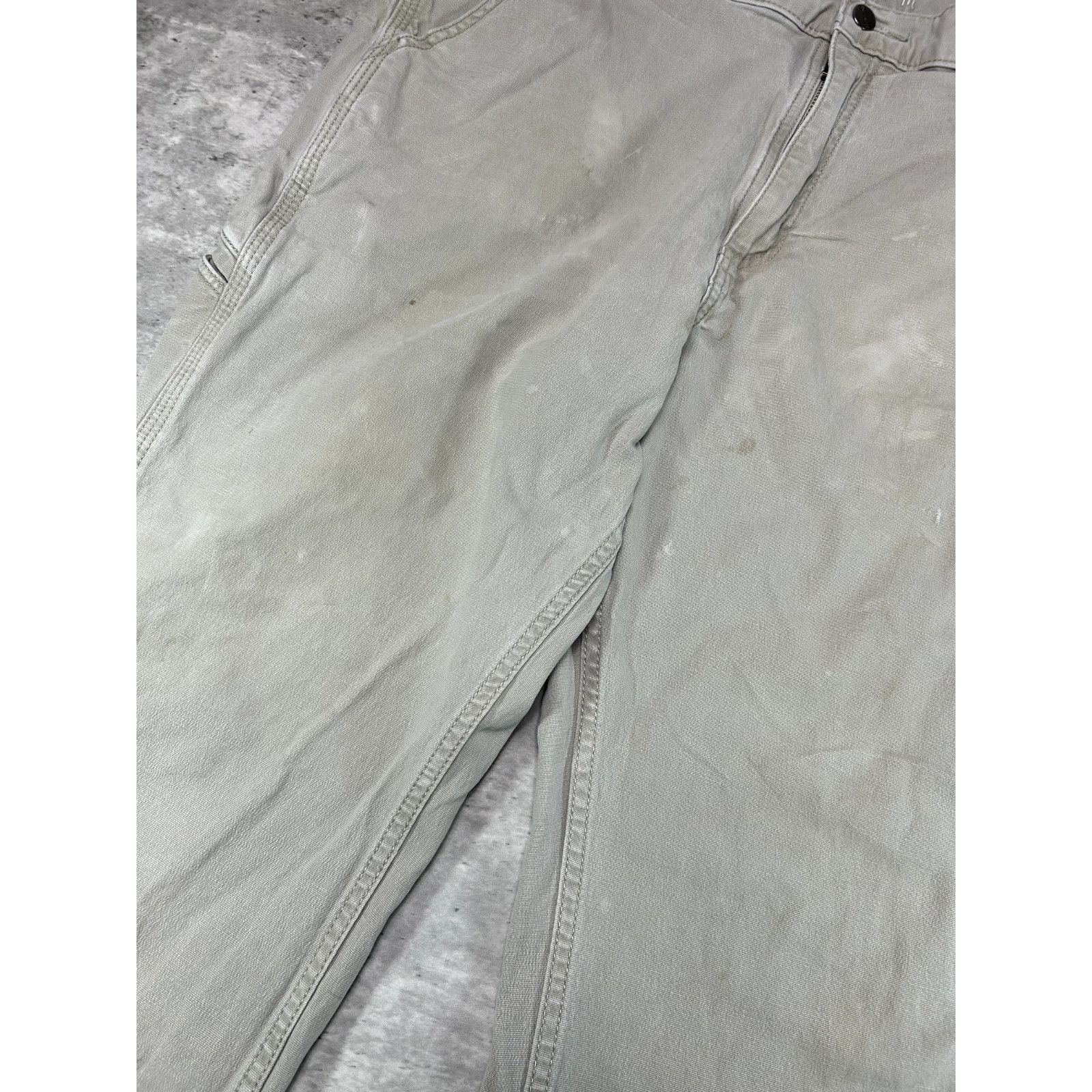 Carhartt Carhartt Relaxed Fit Canvas Work Wear Pocket Pants Size 37W Size US 37 - 4 Thumbnail