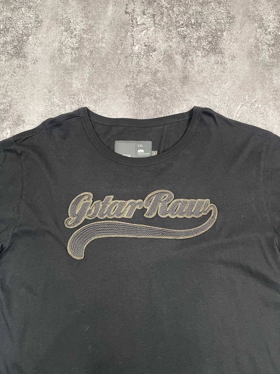 G-Star G-Star Raw Men Cotton T-Shirt Black Vintage Size XXL Size US XXL / EU 58 / 5 - 2 Thumbnail