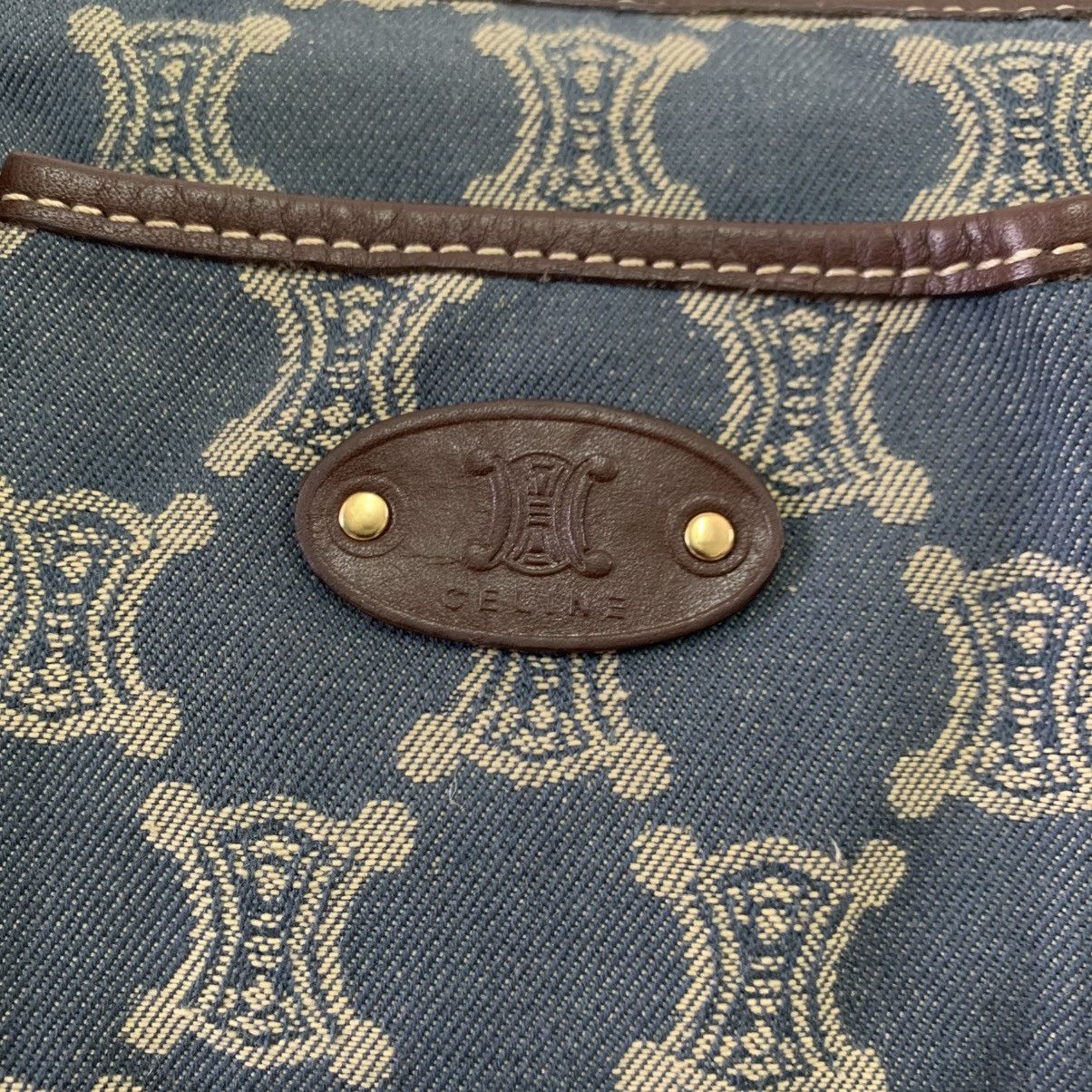 Celine Celine Canvas Denime Shoulder Pre-Owned Bag Size ONE SIZE - 11 Thumbnail