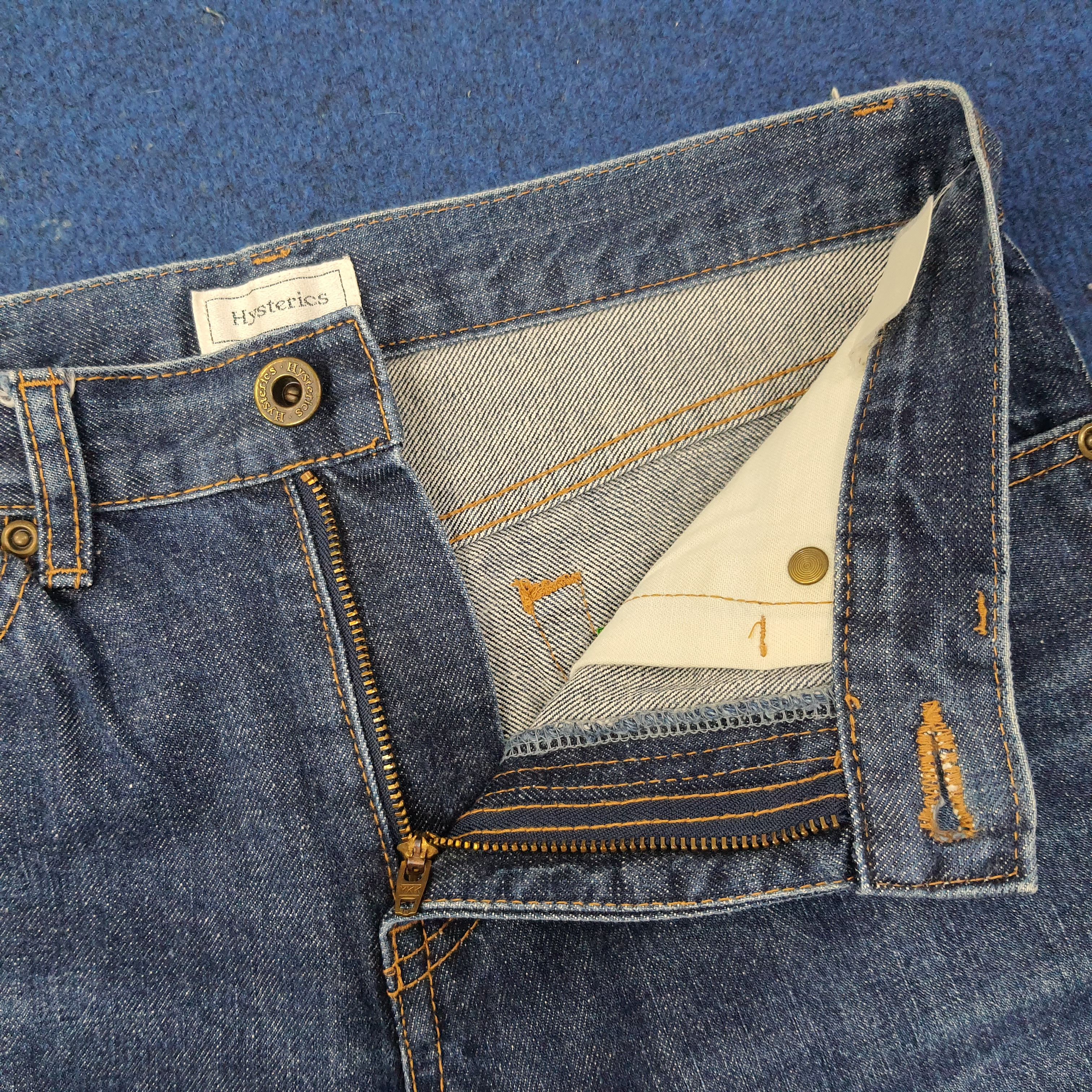 Hysteric Glamour Vintage Hysteric Glamour Japan Custom Logo Jeans C244N8 Size US 27 - 6 Thumbnail