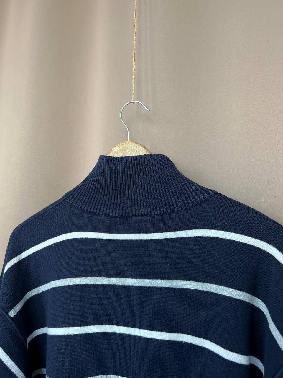 Lacoste Lacoste Half Zip Sweater Mens Size 7 or L Striped Pullover Size US L / EU 52-54 / 3 - 8 Thumbnail