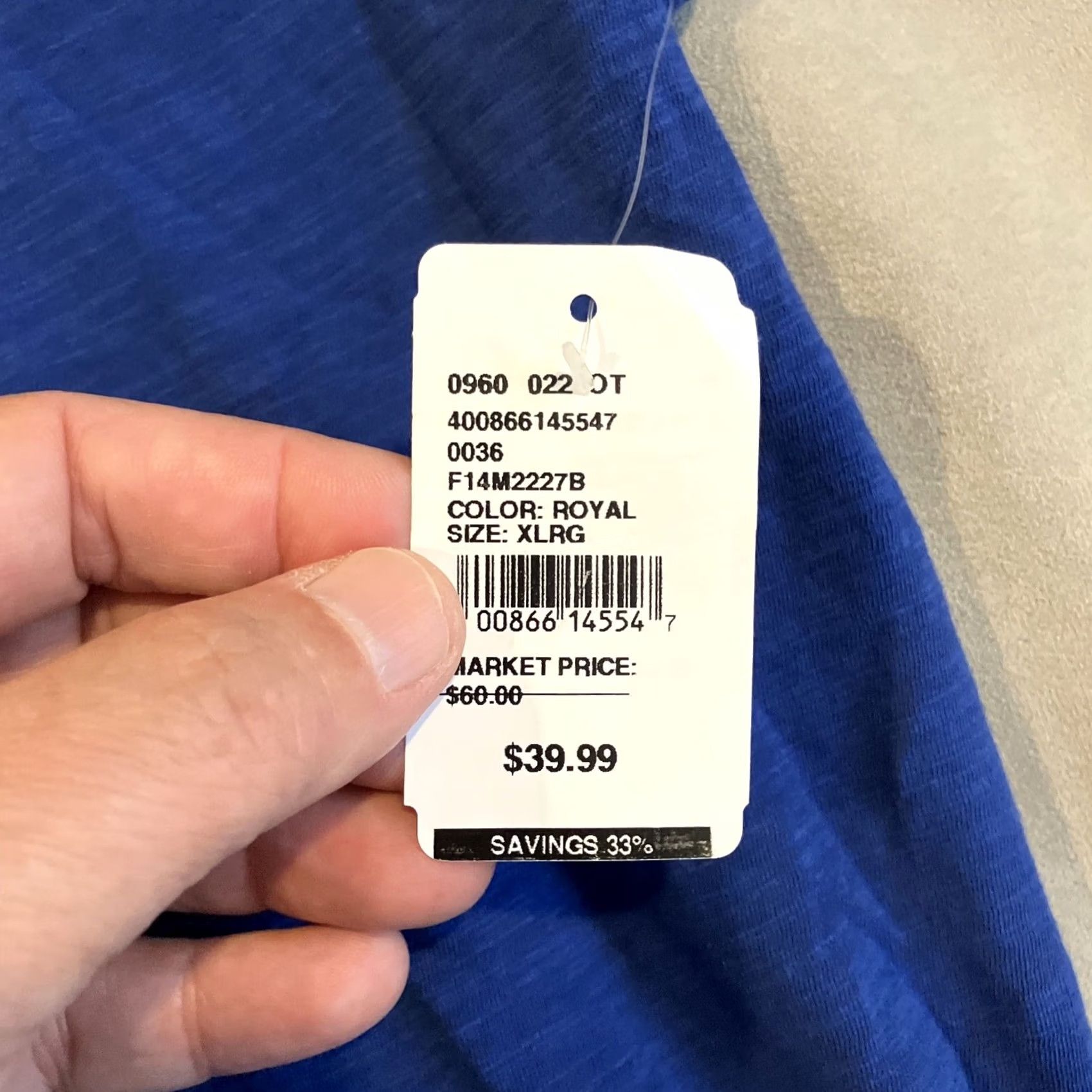 Saks Fifth Avenue SAKS FIFTH AVENUE Golf Polo Shirt Royal Blue Slim Fit Size XL NWT Men's Size US XL / EU 56 / 4 - 3 Thumbnail