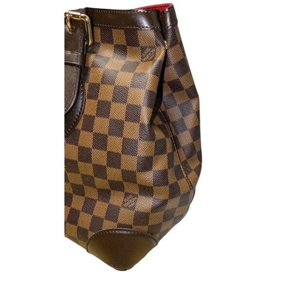 Louis Vuitton Louis Vuitton Damier Ebene Hampstead MM Medium Size Tote Vin Size ONE SIZE - 8 Thumbnail
