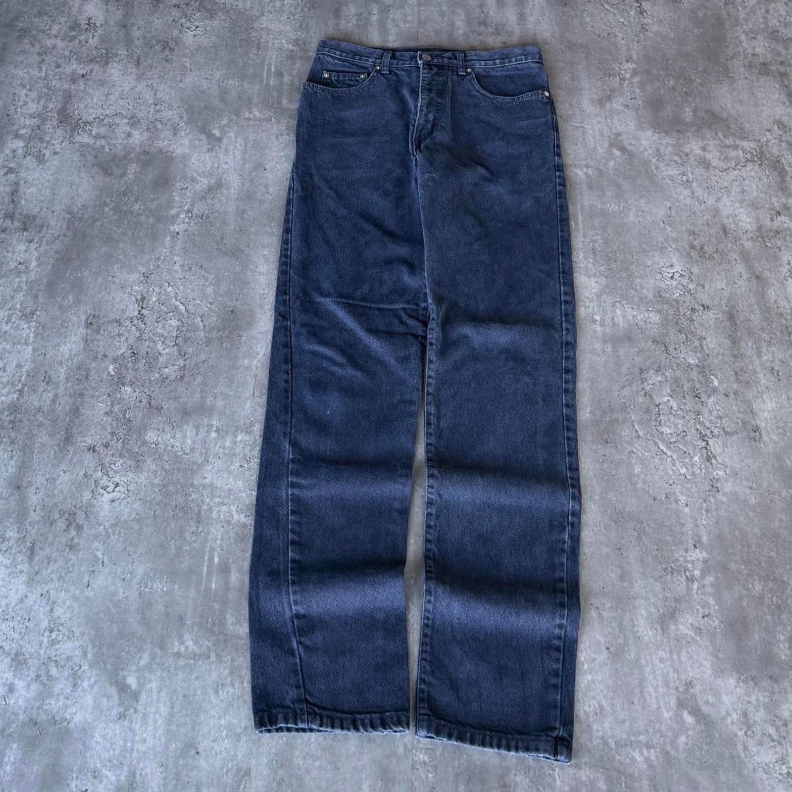 Guess × Vintage Vintage Y2K Guess Made In USA Embroidered Denim Jeans Size US 30 / EU 46 - 2 Thumbnail