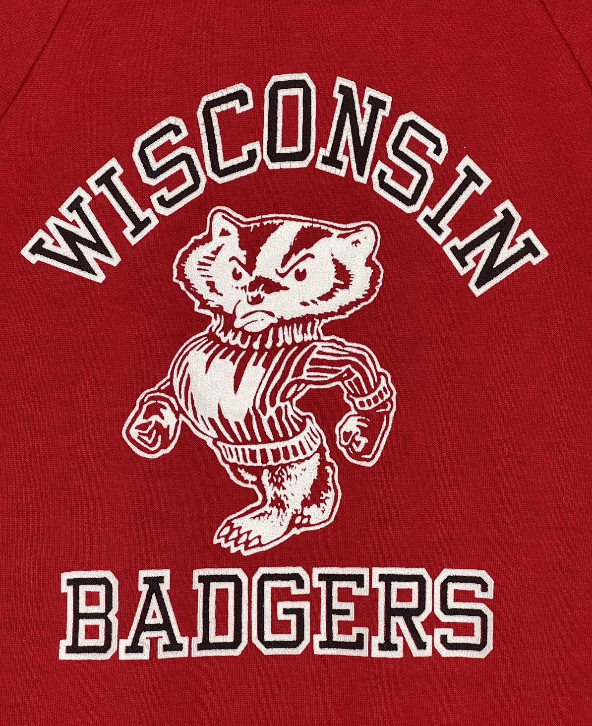 Vintage 80s Vintage Wisconsin University Badgers Sweatshirt Size US M / EU 48-50 / 2 - 4 Thumbnail