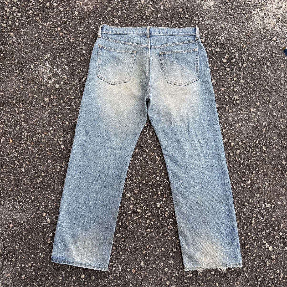 Japanese Brand Vintage Japanese Brand Faded Rusty Blue Denim Jean Pants Size US 35 - 8 Thumbnail
