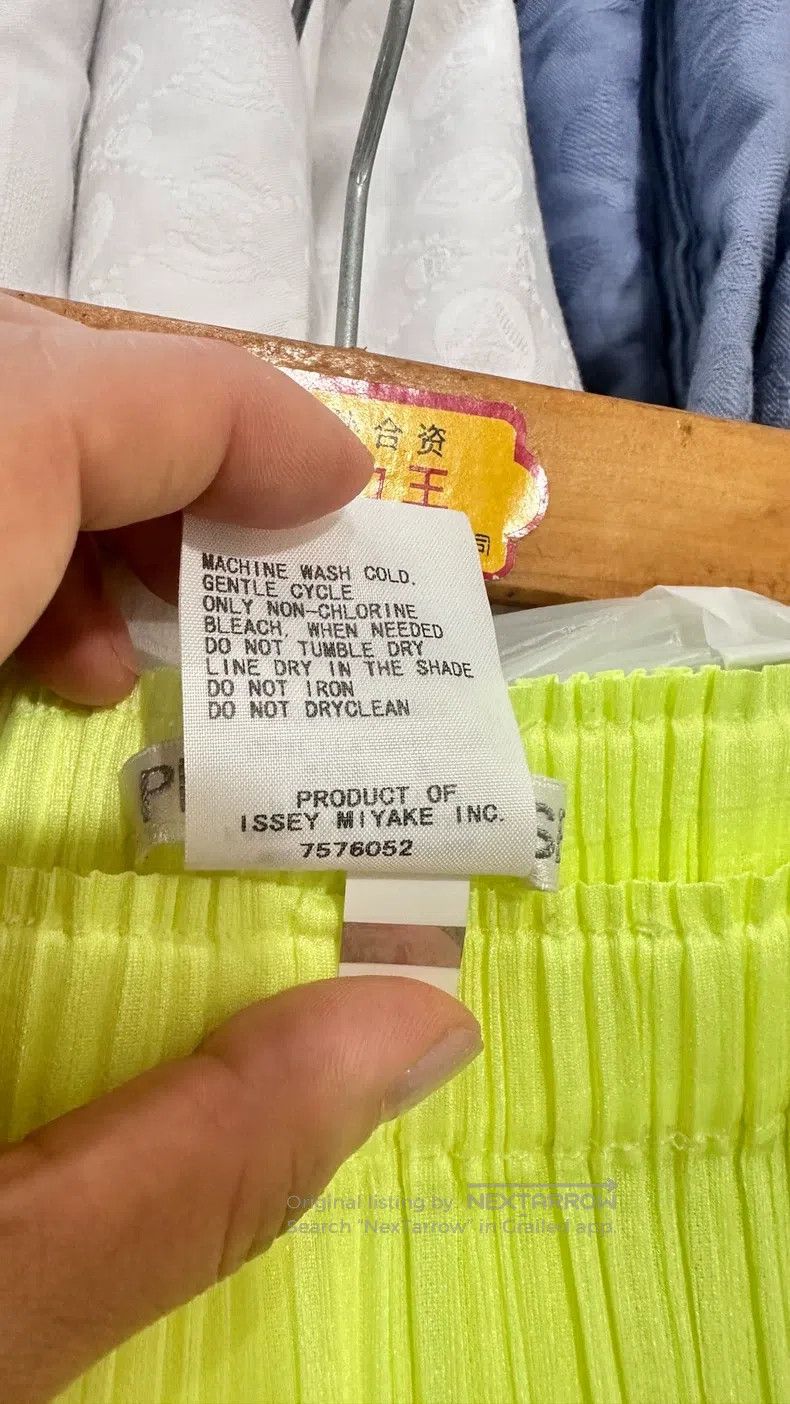 Issey Miyake Issey Miyake size:3 Yellow Trousers Size 22" - 4 Thumbnail