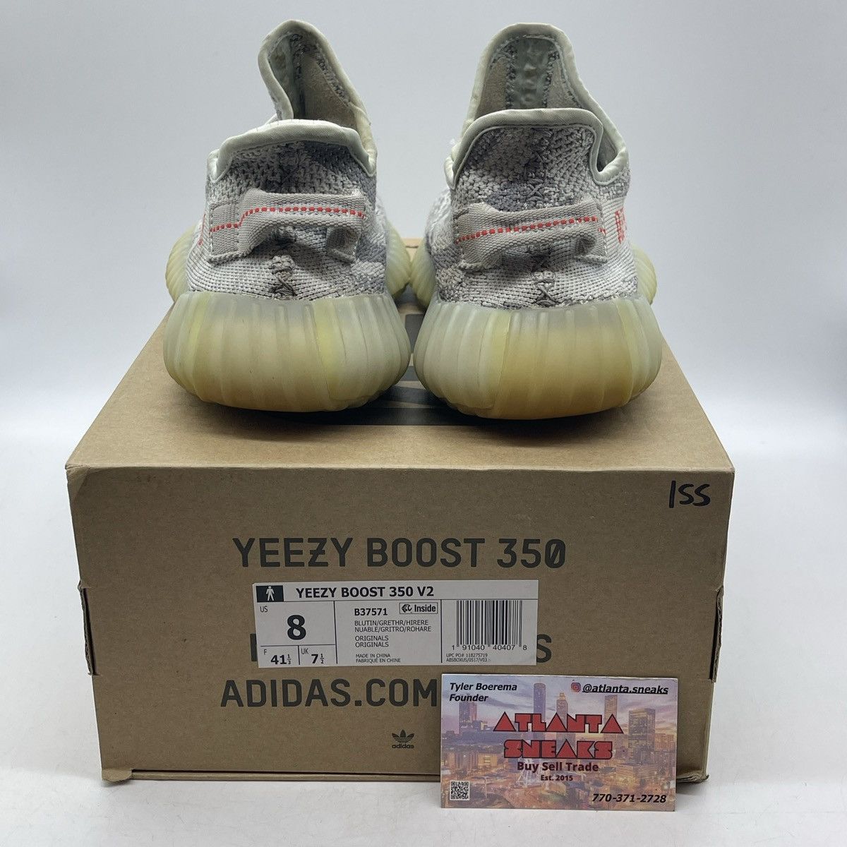 Adidas Yeezy boost 350 blue tint Size US 8 / EU 41 - 3 Thumbnail